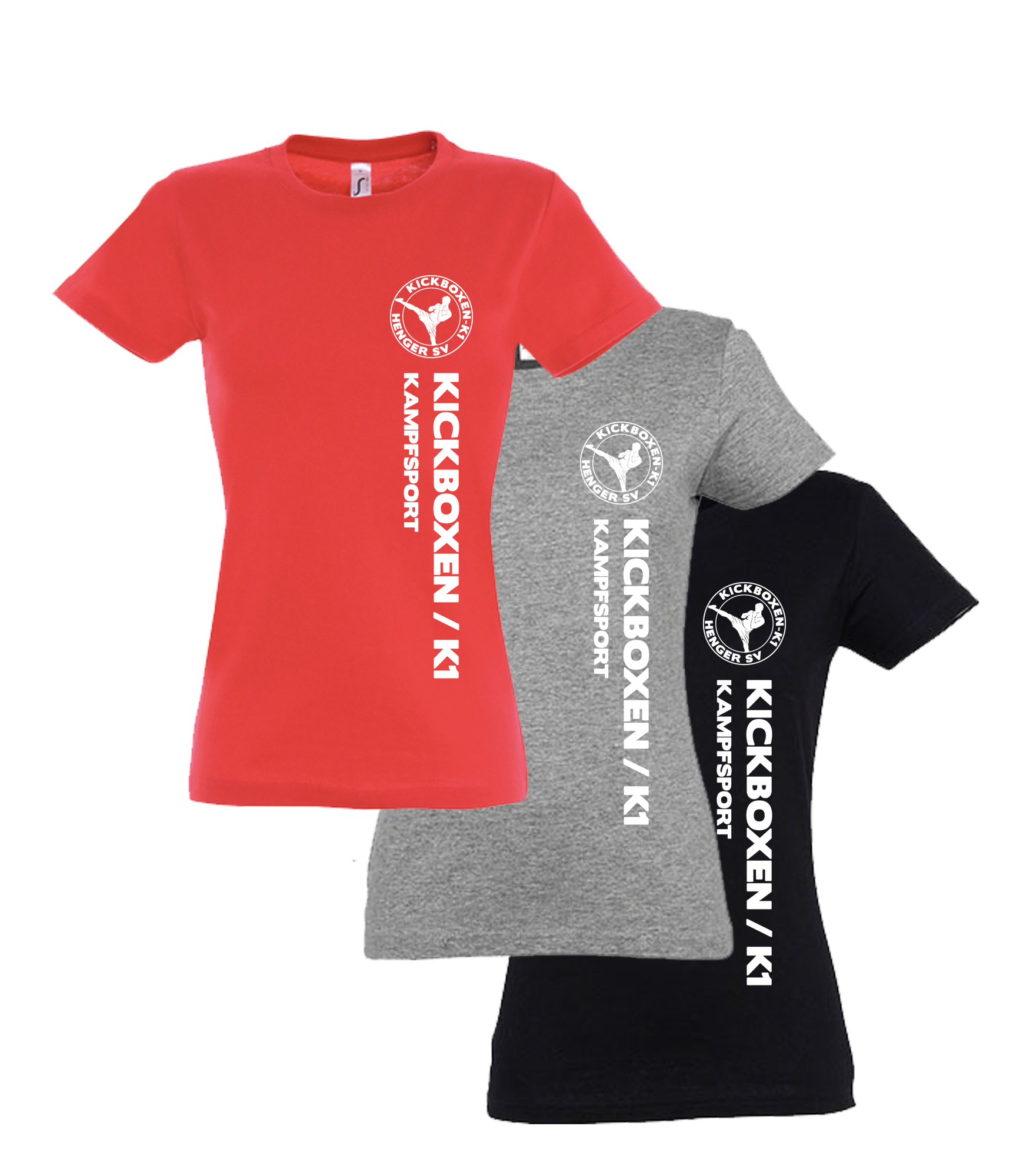 Henger-SV Kickboxen Damen T-Shirt 100 % Baumwolle