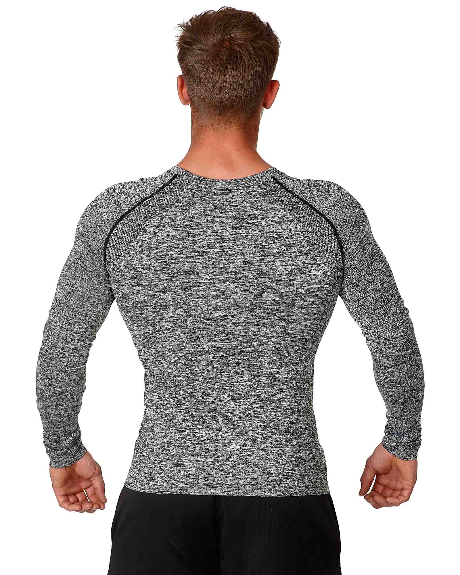 Ju-Sports "Gym-Line" Longsleeve Marble men grey