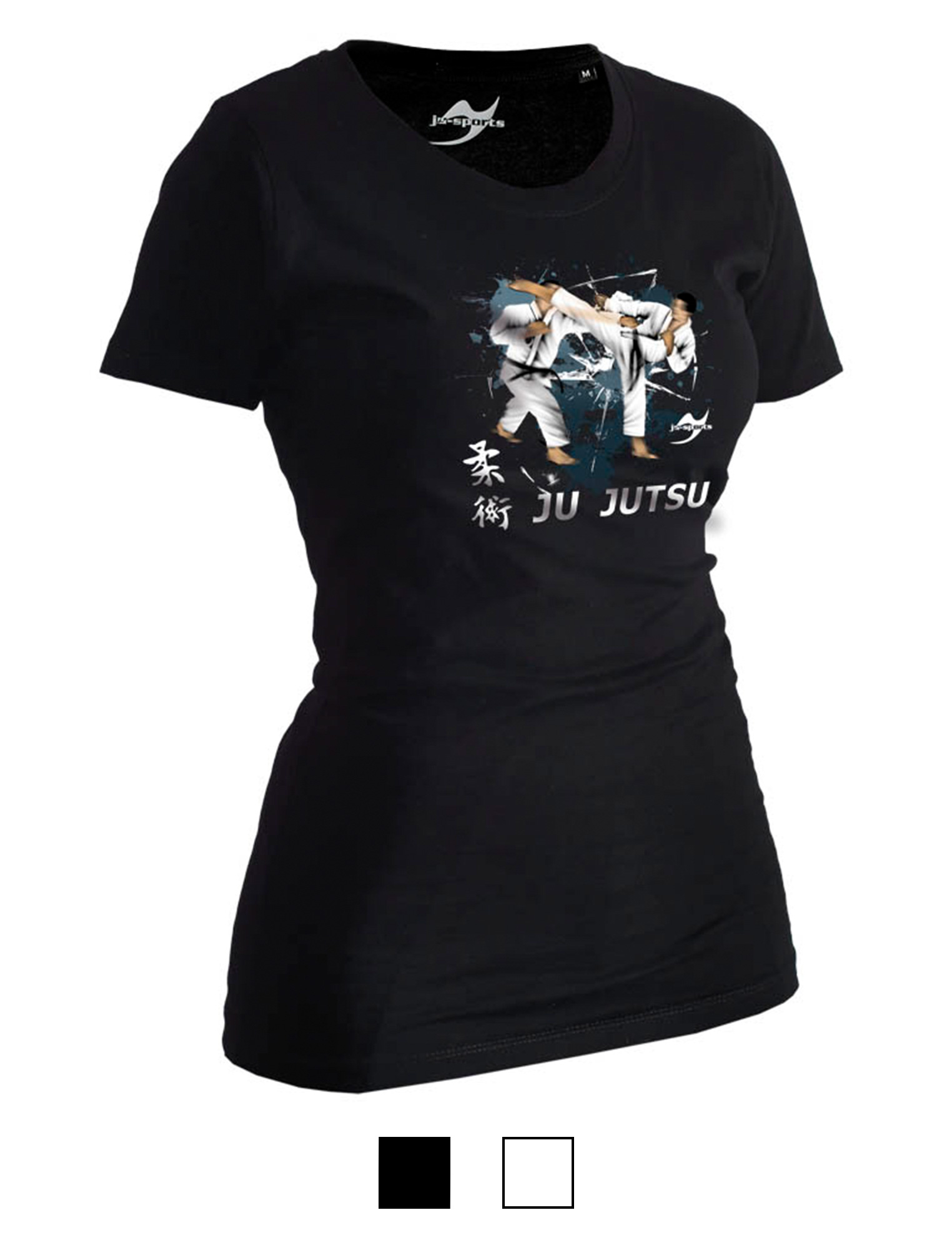 Ju-Sports Ju-Jutsu Shirt Artist black Lady