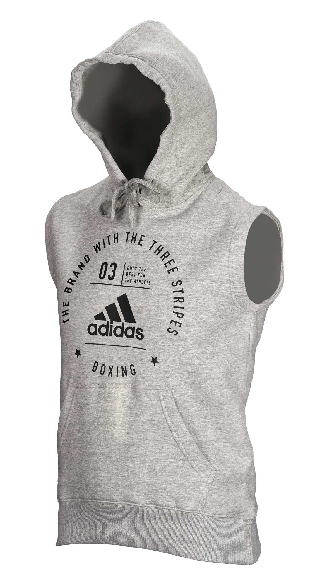 adidas Community Sleeveless Hoody "BOXING" grey/black, adiCL05B