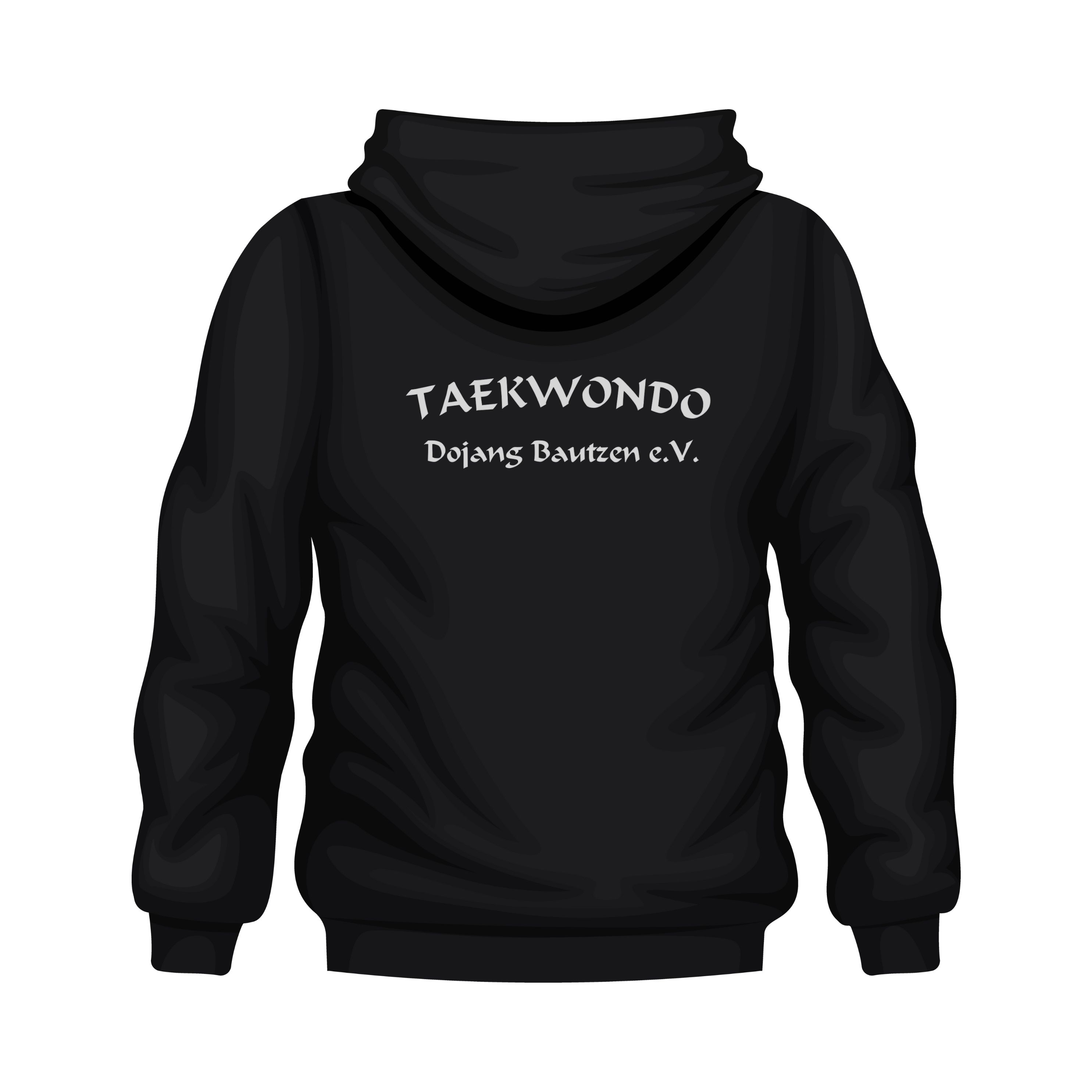 Hoody Taekwondo Dojang Bautzen, schwarz