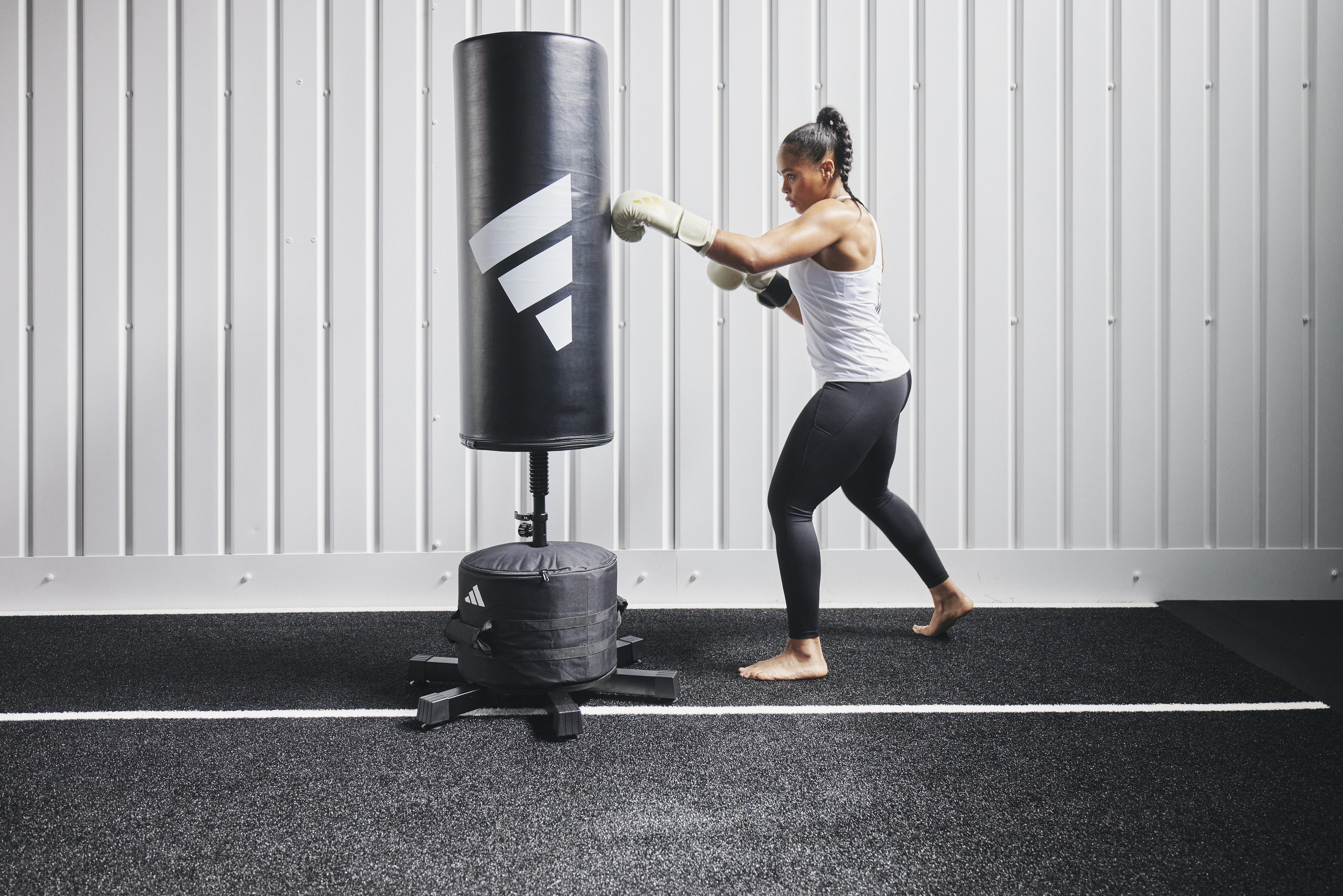 adidas free stand boxing bag tall - complete set, MFSB13