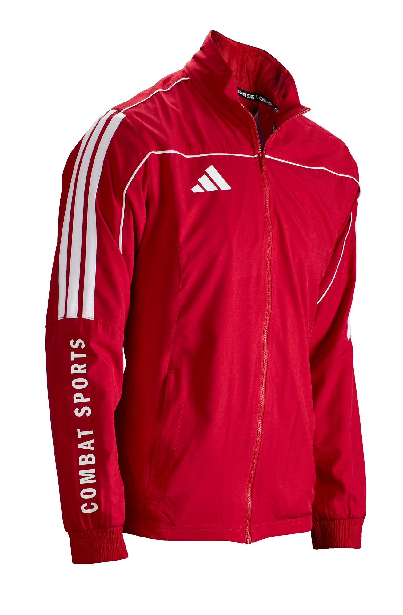 adidas zipped jacket TR40 red