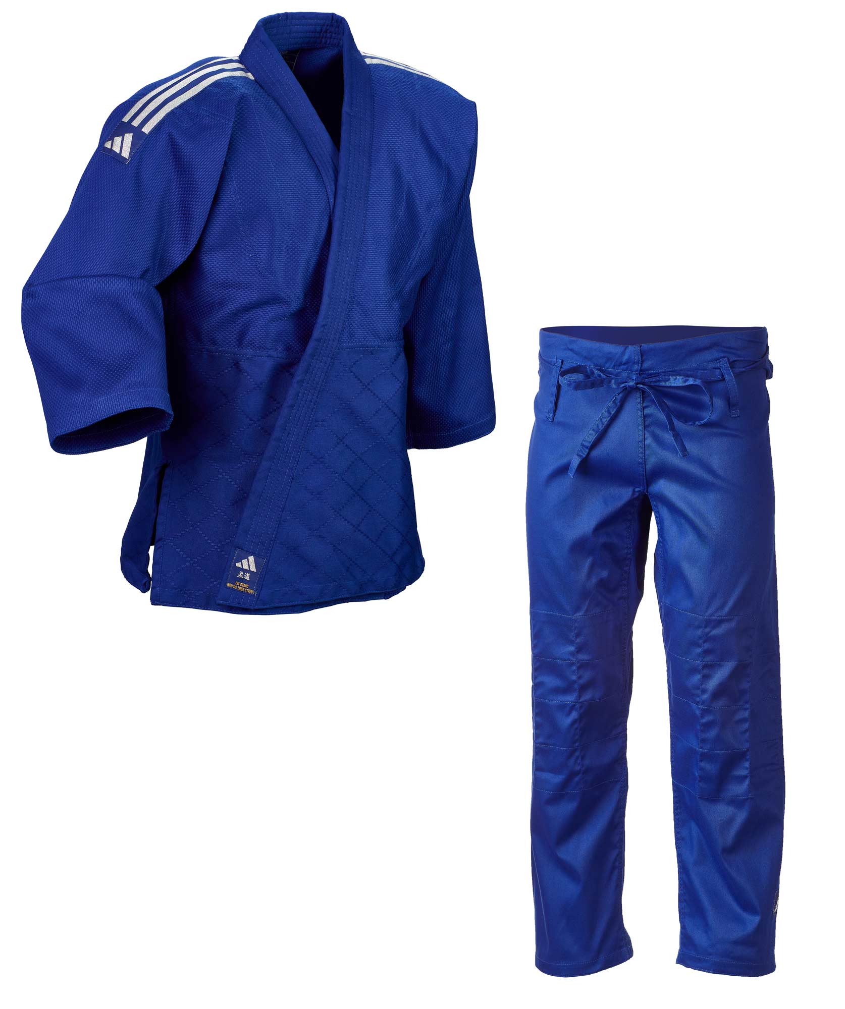 adidas Judo-Anzug Club blue/silver, J350