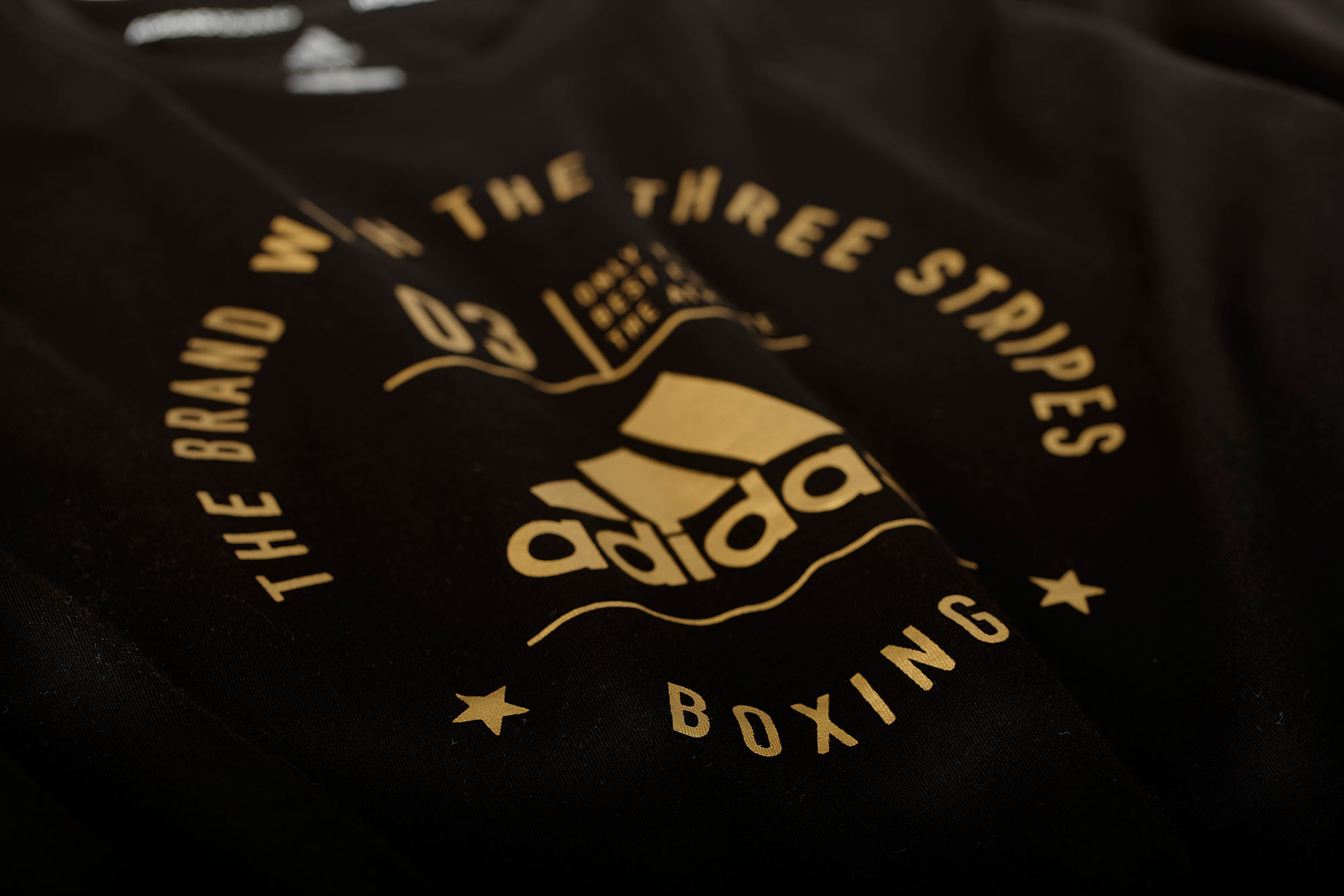 Black gold adidas shirt on sale