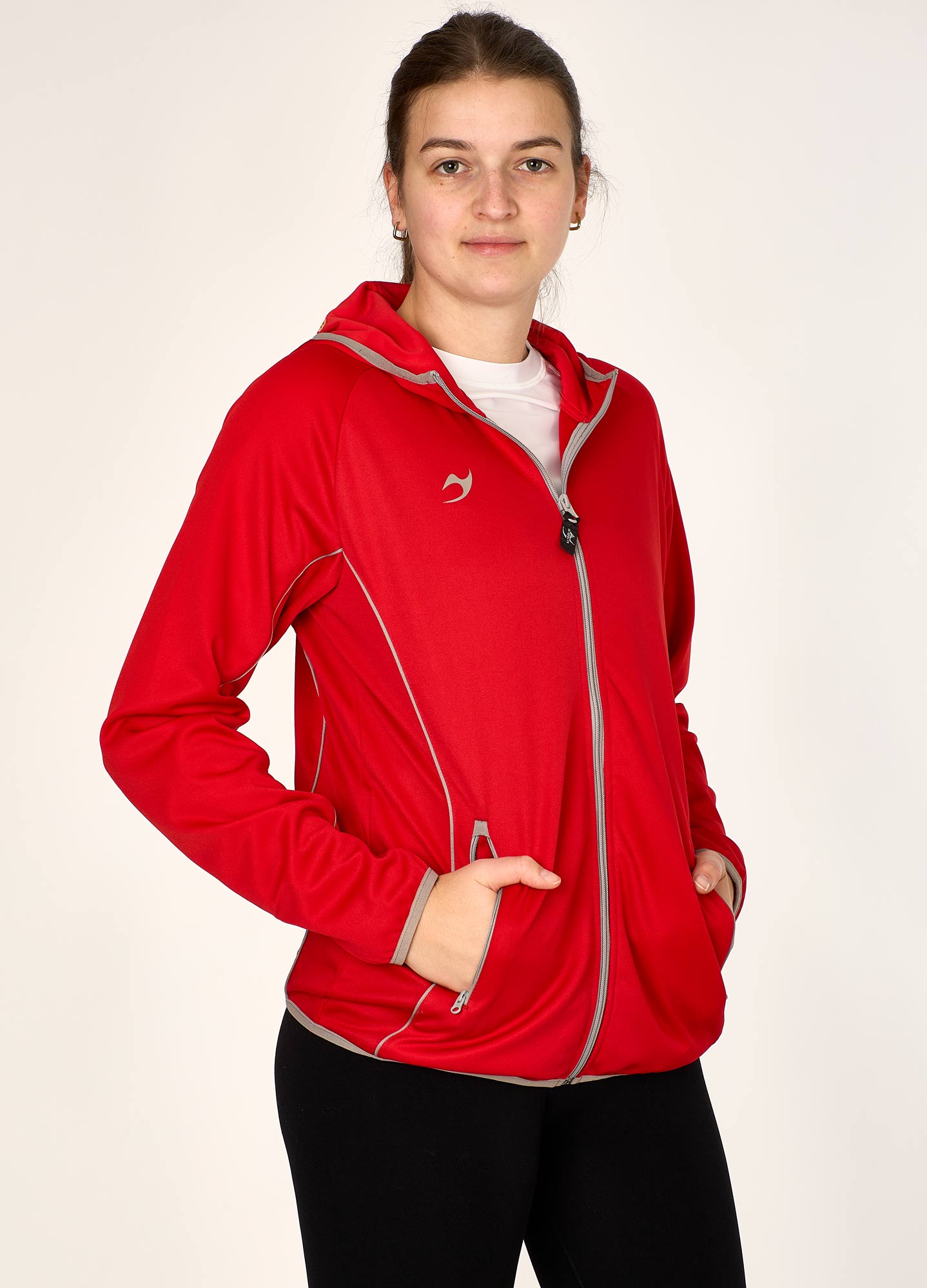 Ju-Sports C3 hooded team jacket red