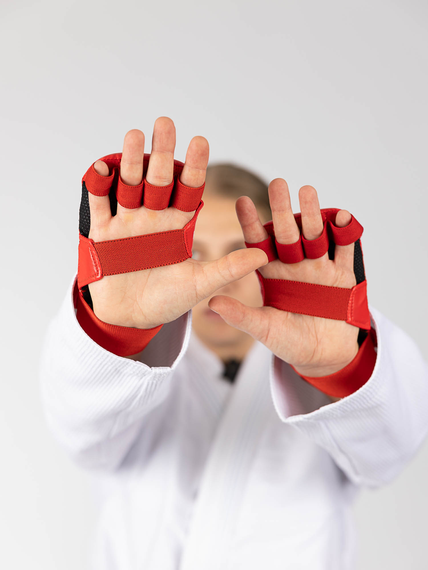 Handschuhe, Rote Handschuhe, Fingerlose Handschuhe, Karan?, Fitnesshandschuhe