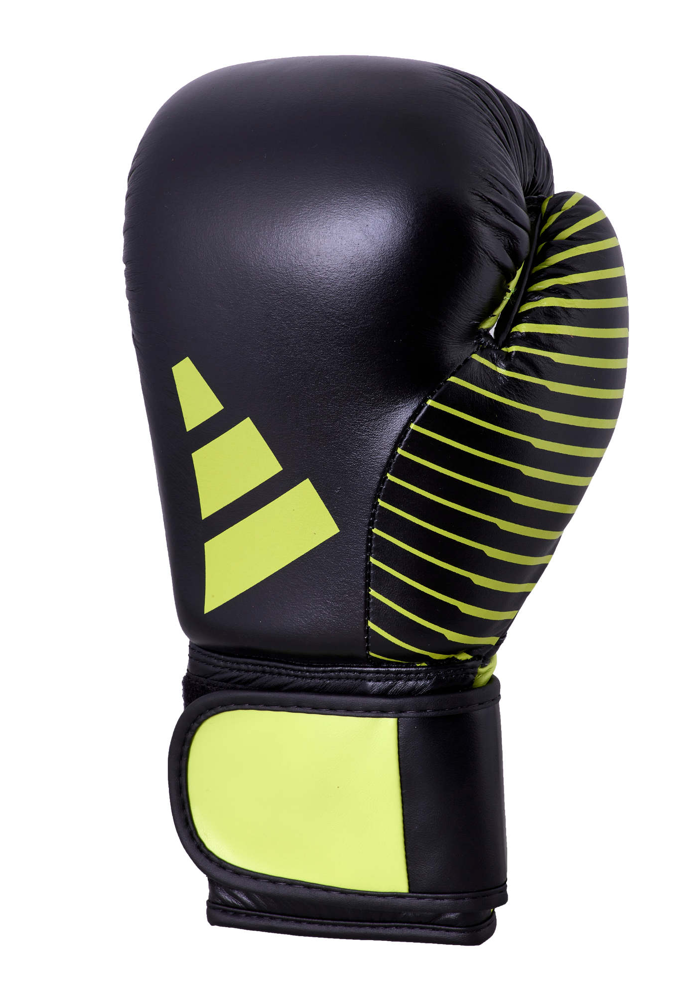 adidas Kickboxing Wettkampfhandschuh black/neon green, adiKBWKF200