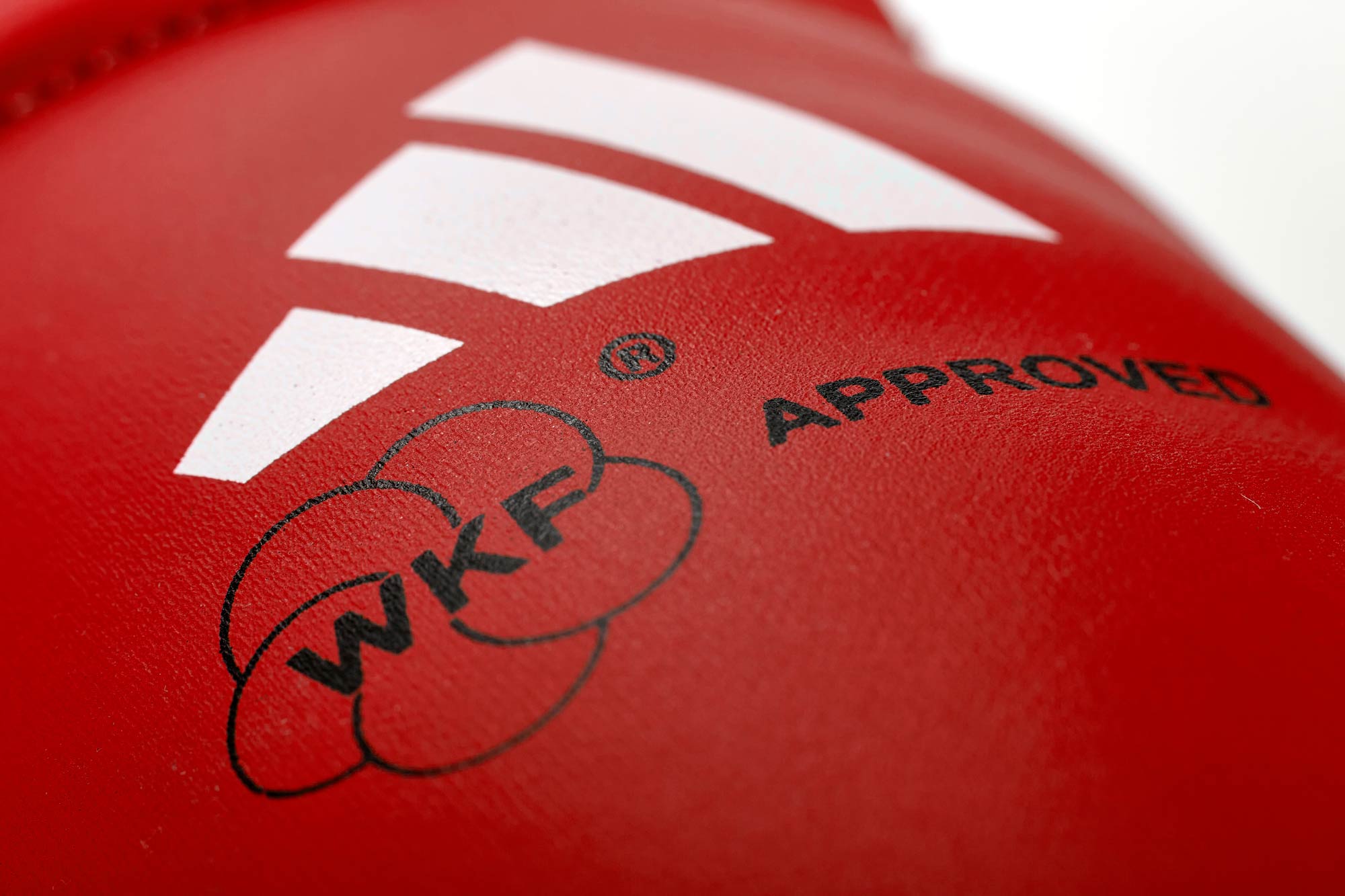 adidas karate shin & instep protector WKF approved 661.35 red adidas karate shin & instep protector WKF approved 661.35 red