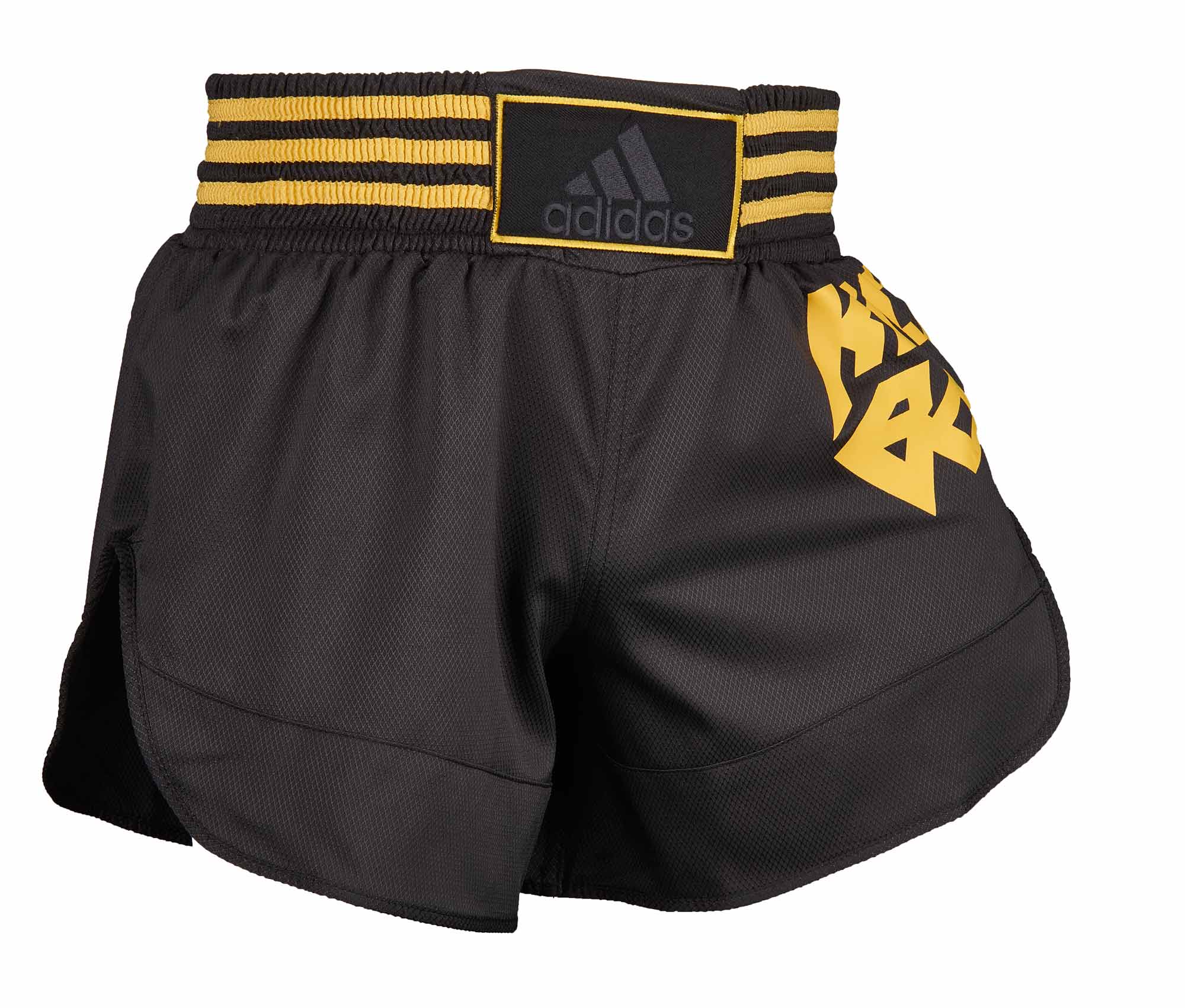 adidas Kick Boxing Shorts schwarz/gold, ADISKB02