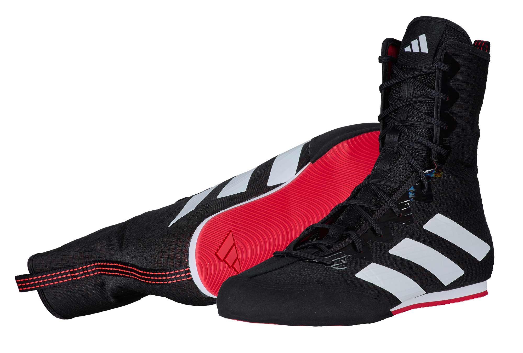 adidas Boxing shoes Box Hog 4 black/white/red, IH2730