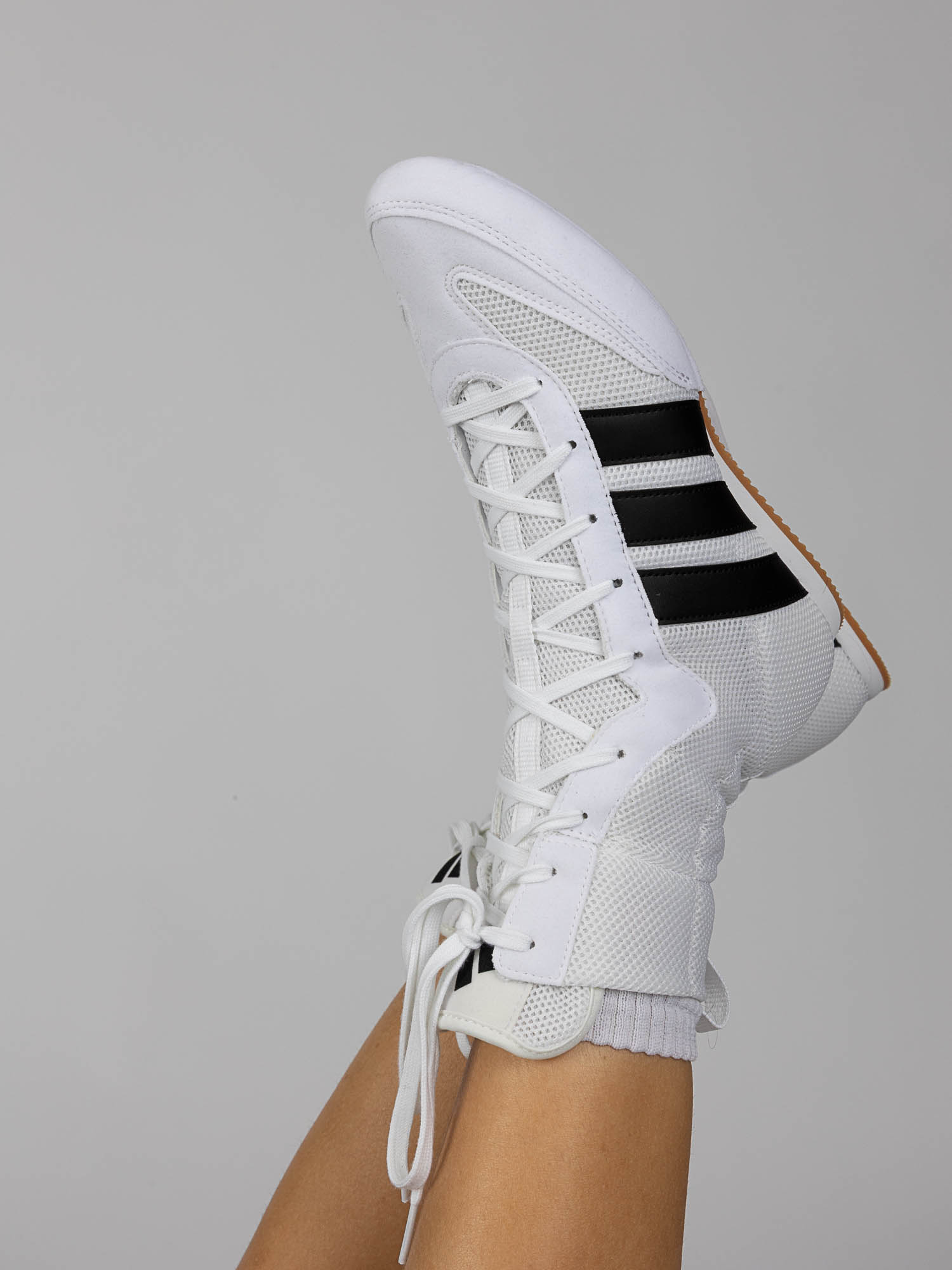 weißes Sneaker, Athletic Shoe, Hohe Sneaker, High-top, Gummisohle