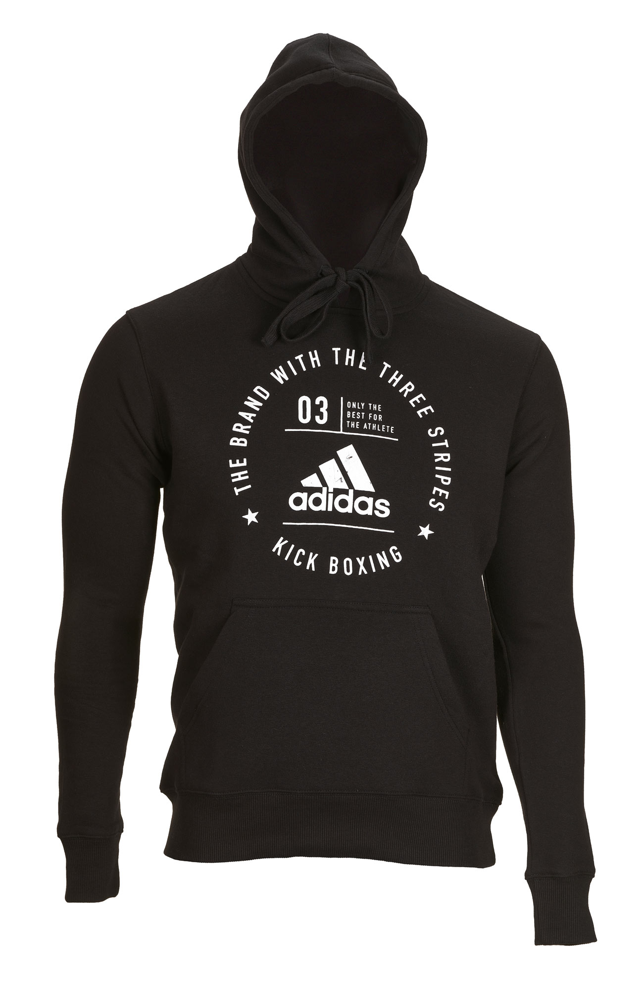 Black adidas hoodie white stripes online