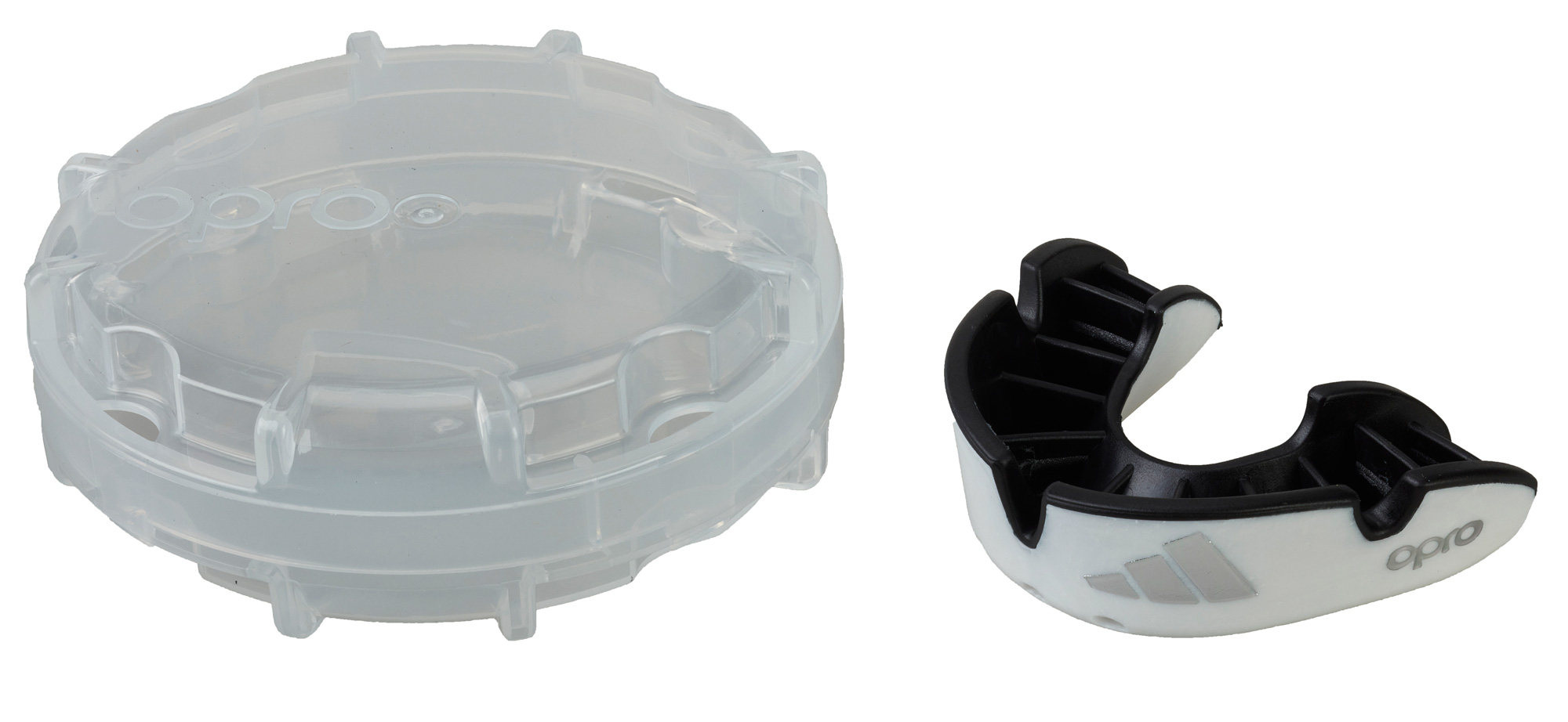 adidas OPRO Mouthguard Argent Senior white/black ADIBP32