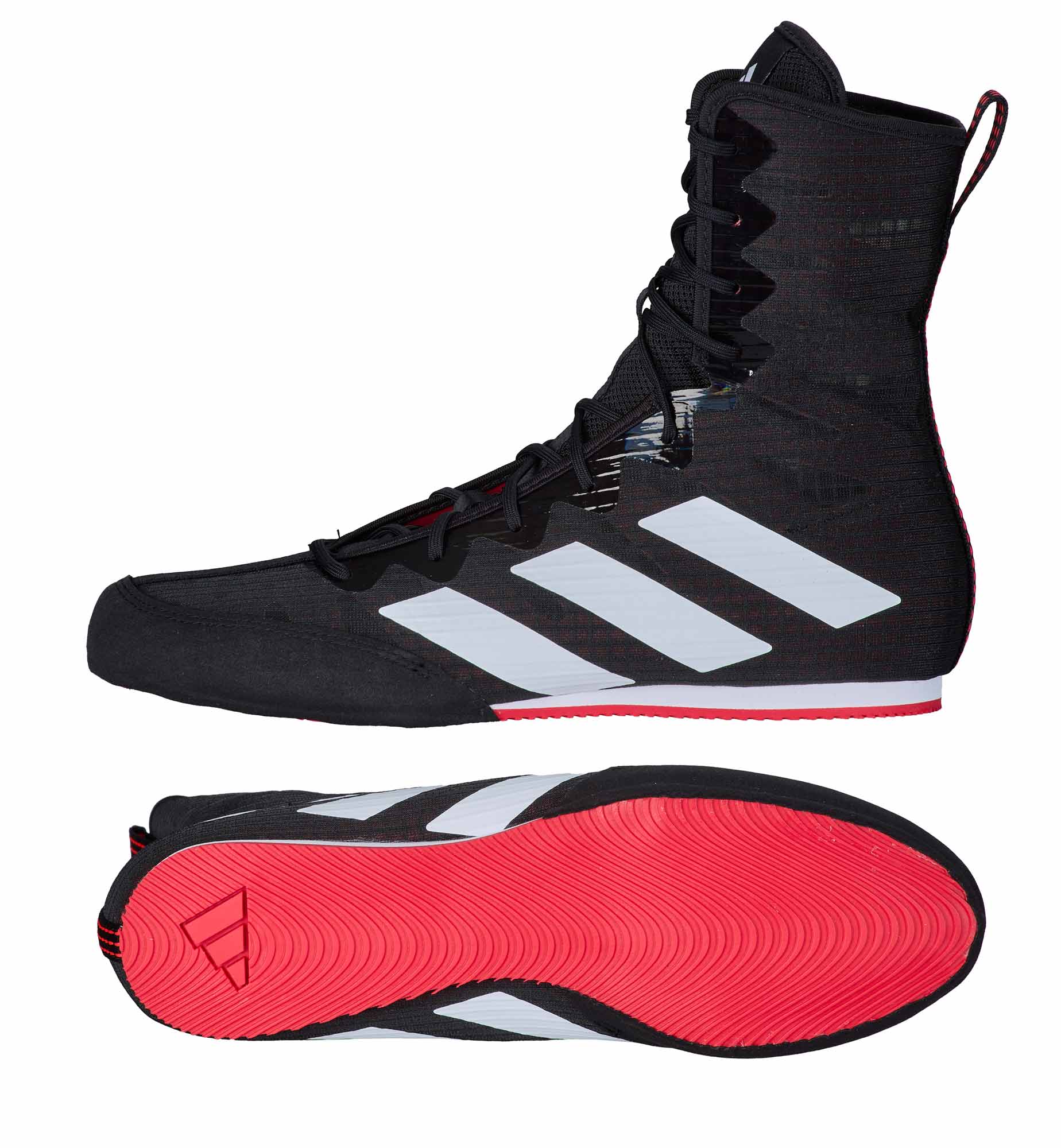 adidas Boxschuhe Box Hog Core Black Cloud White Pure Ruby