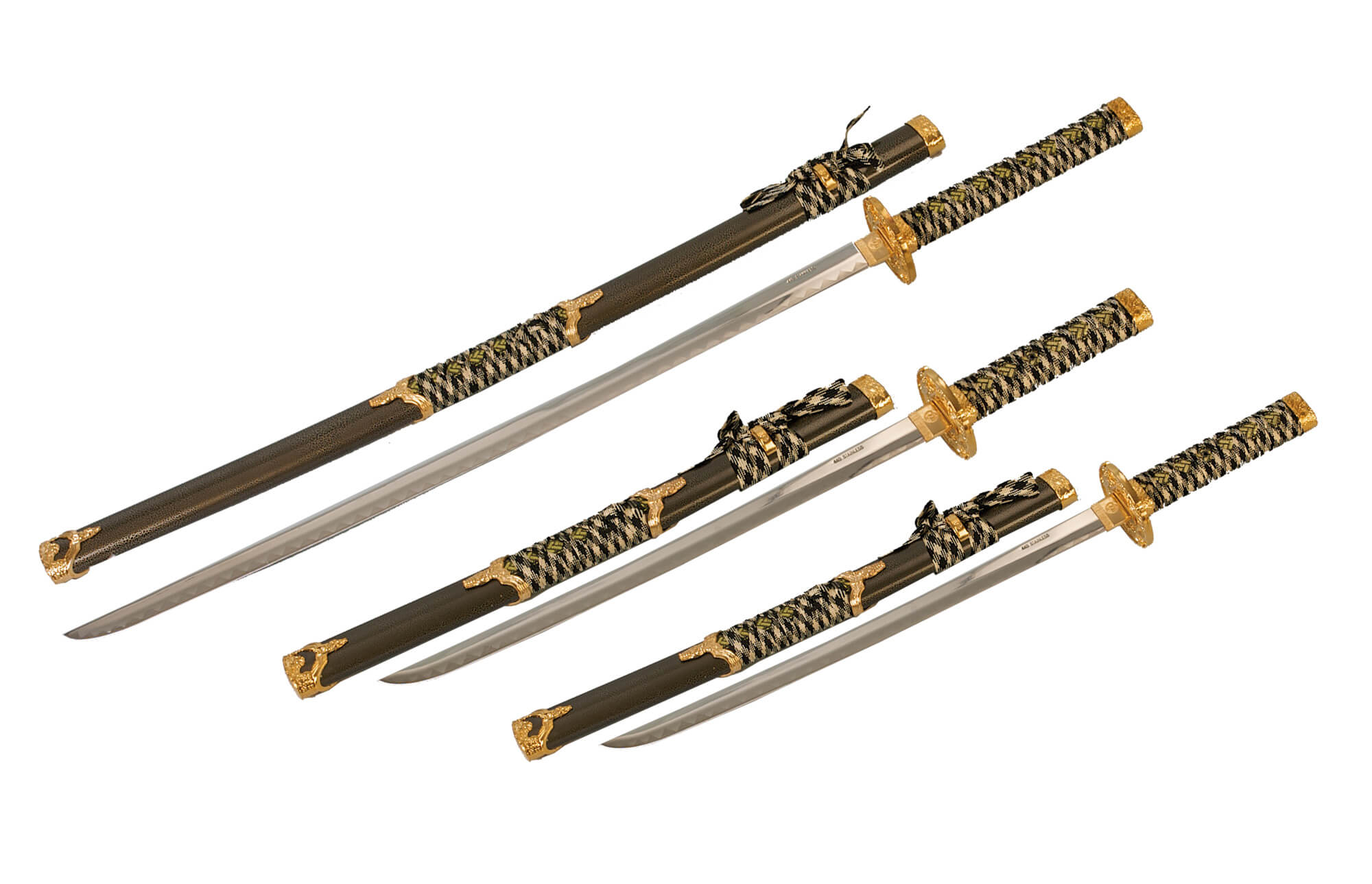 Japanese Swords black/gold