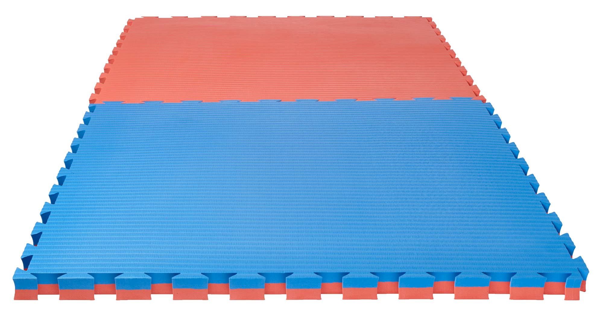 Puzzlematte Pro Tatami 4 cm rot/blau Wendematte