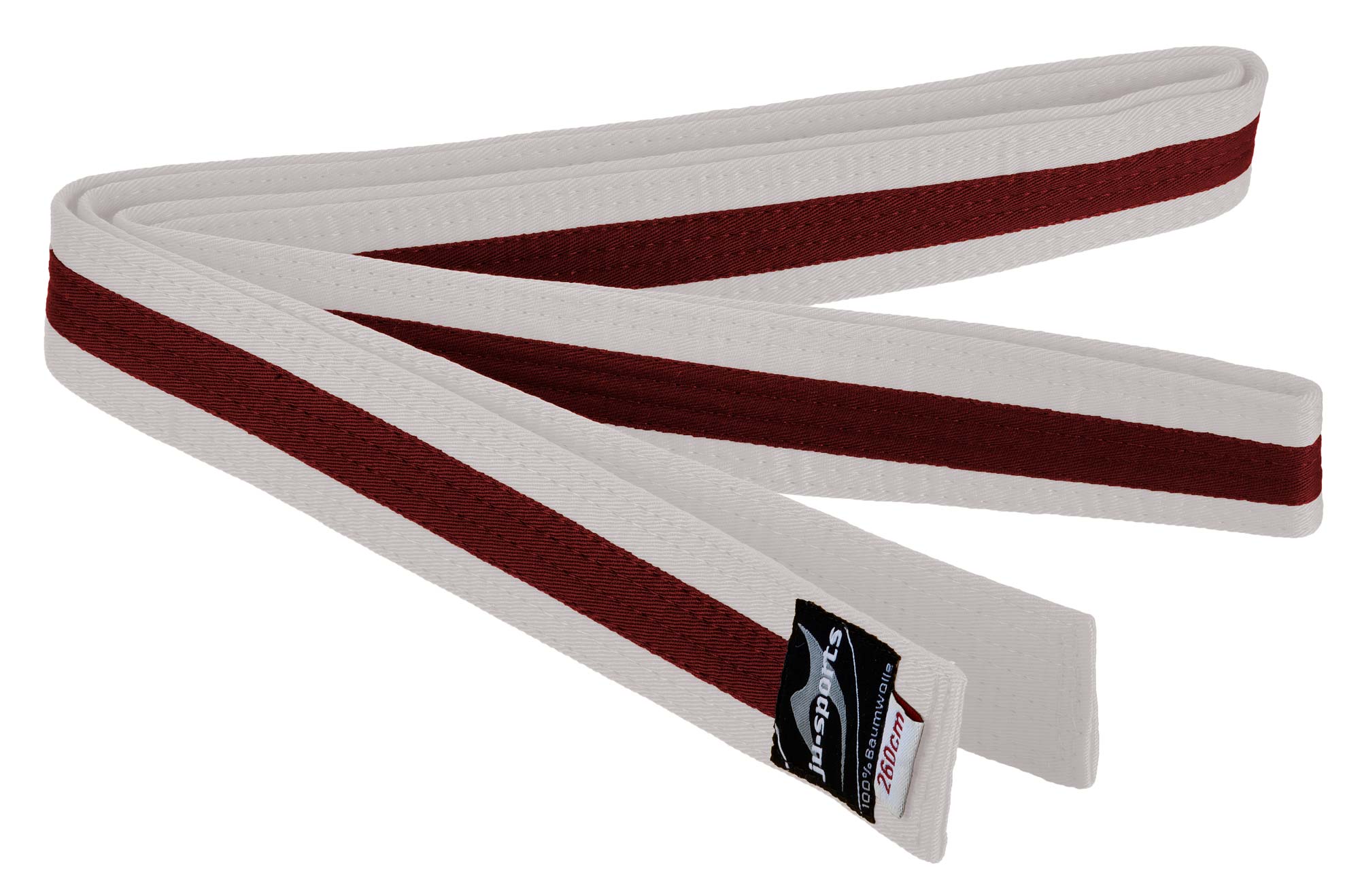 Ju-Sports budo belt white/brown/white
