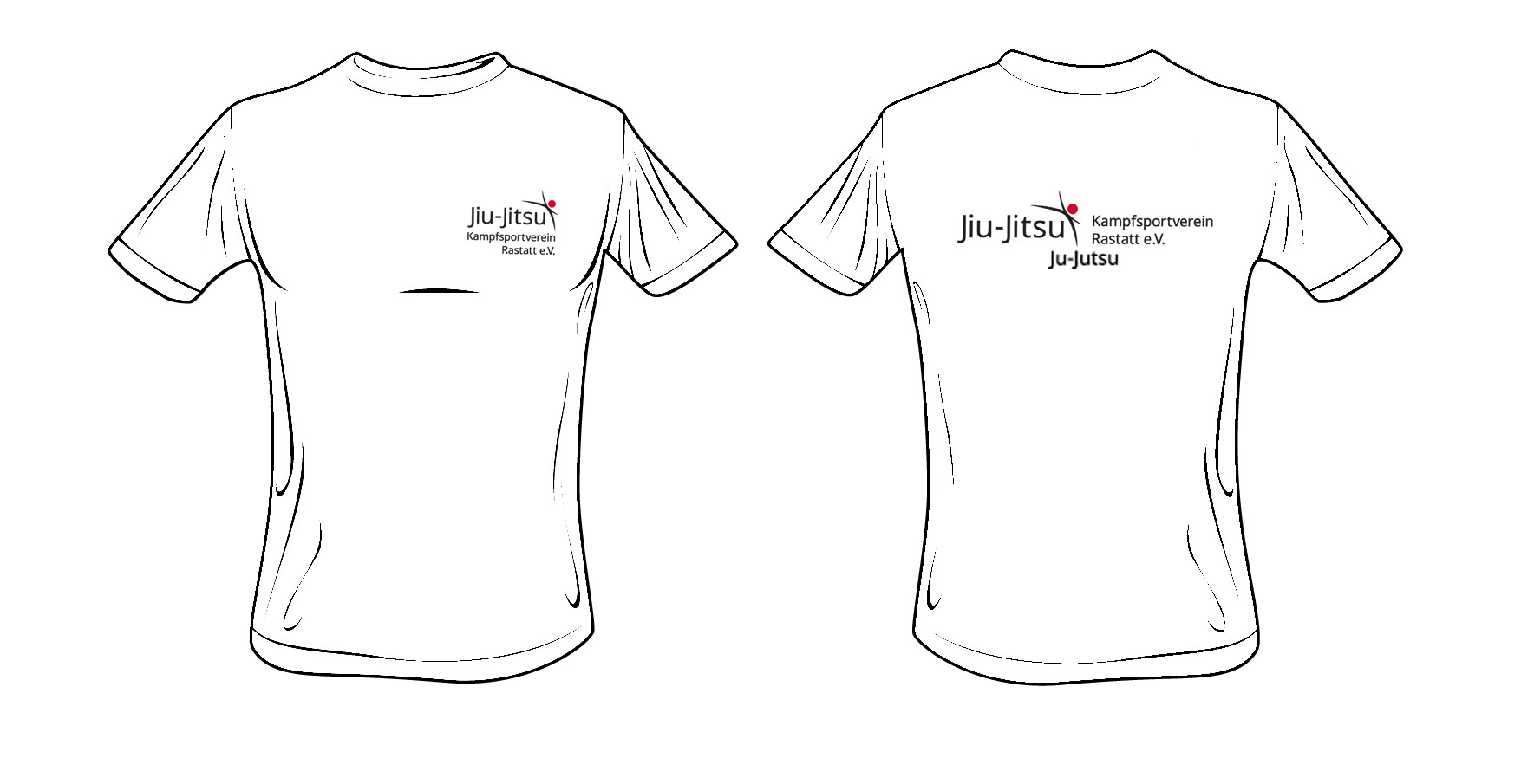 Team Shirt weiß JJKSV Rastatt