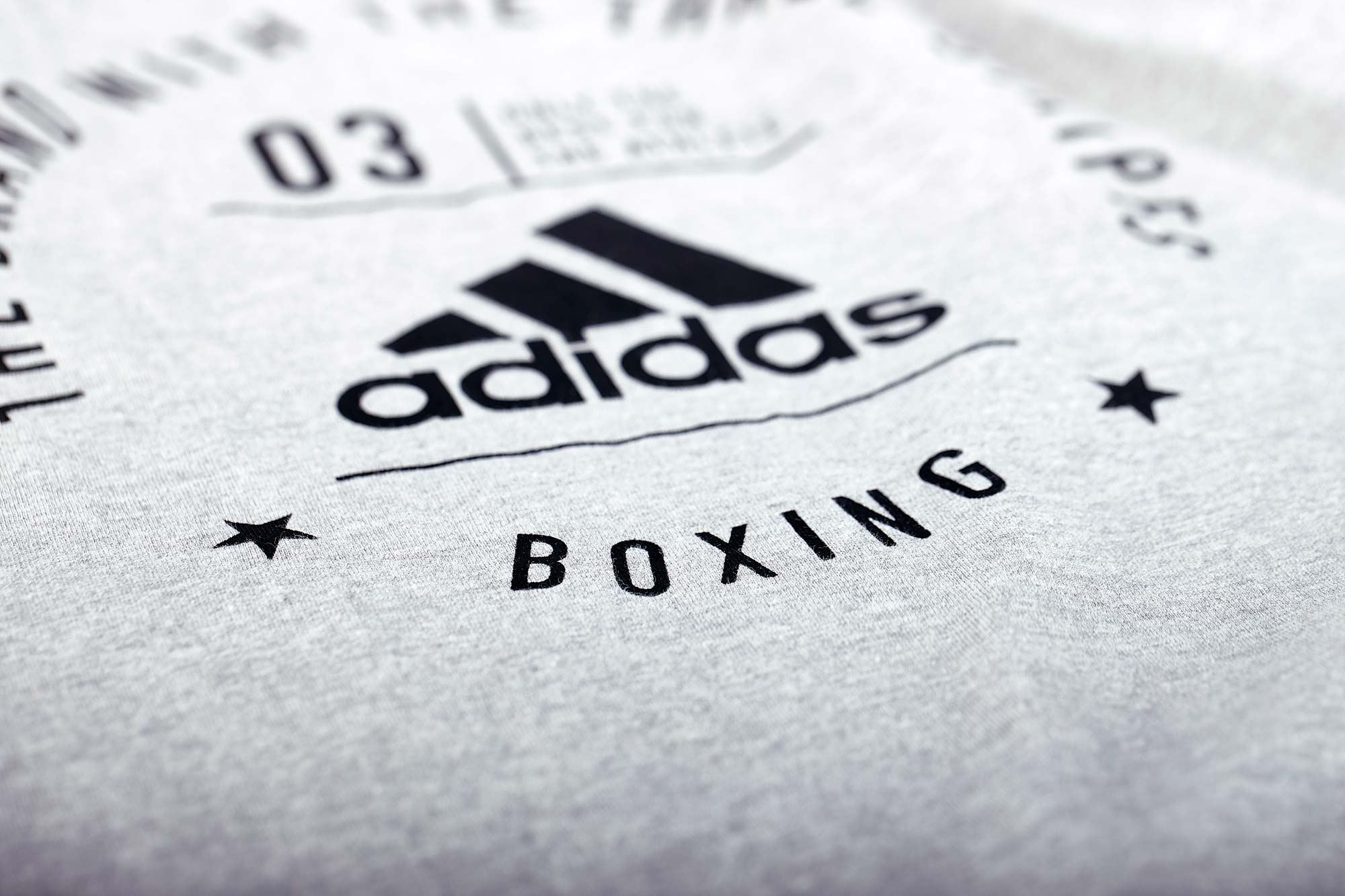 adidas Community T-Shirt "BOXING" grey/black, adiCL01B