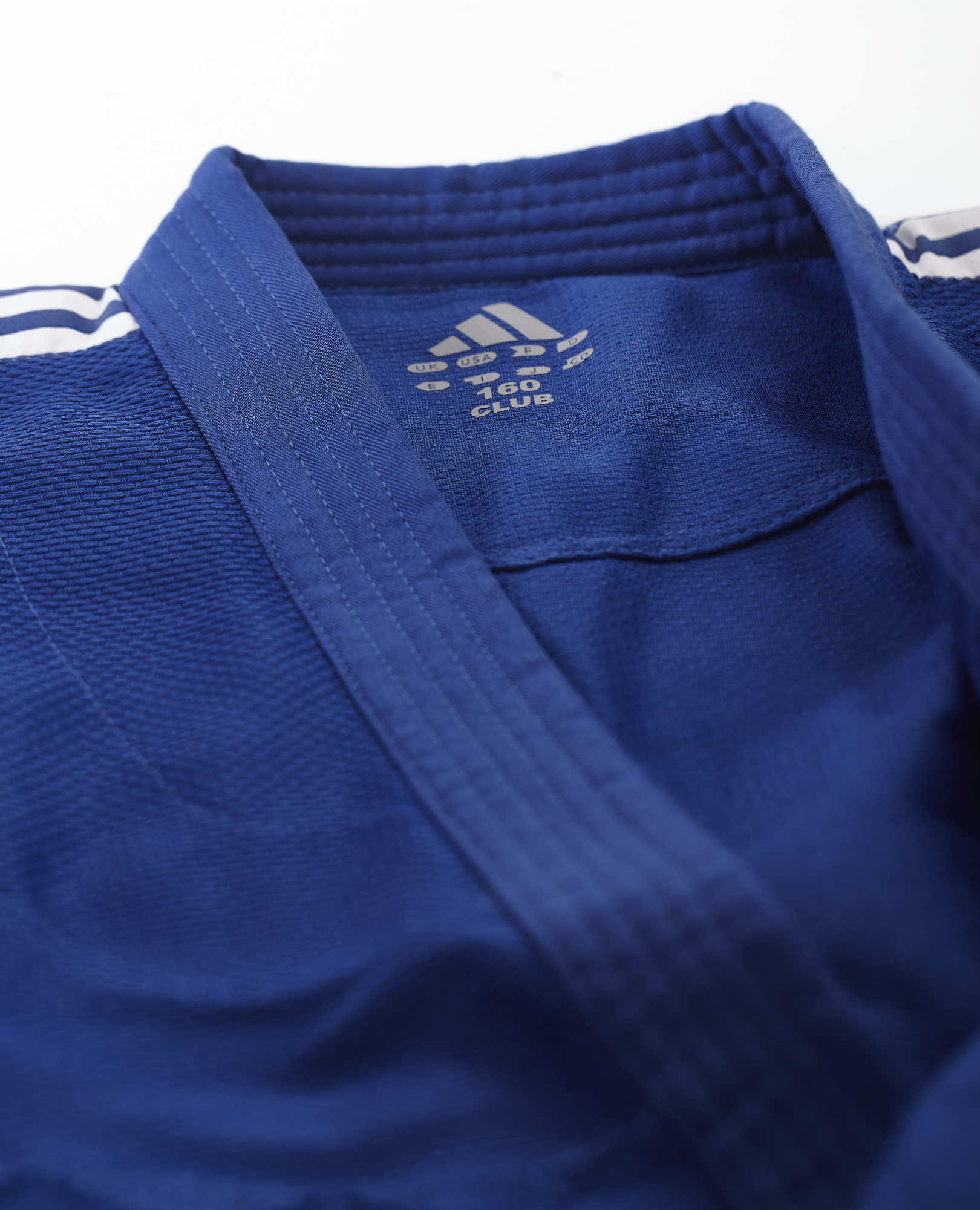 adidas Judo-Gi "Club" blue/ white stripes, J350B