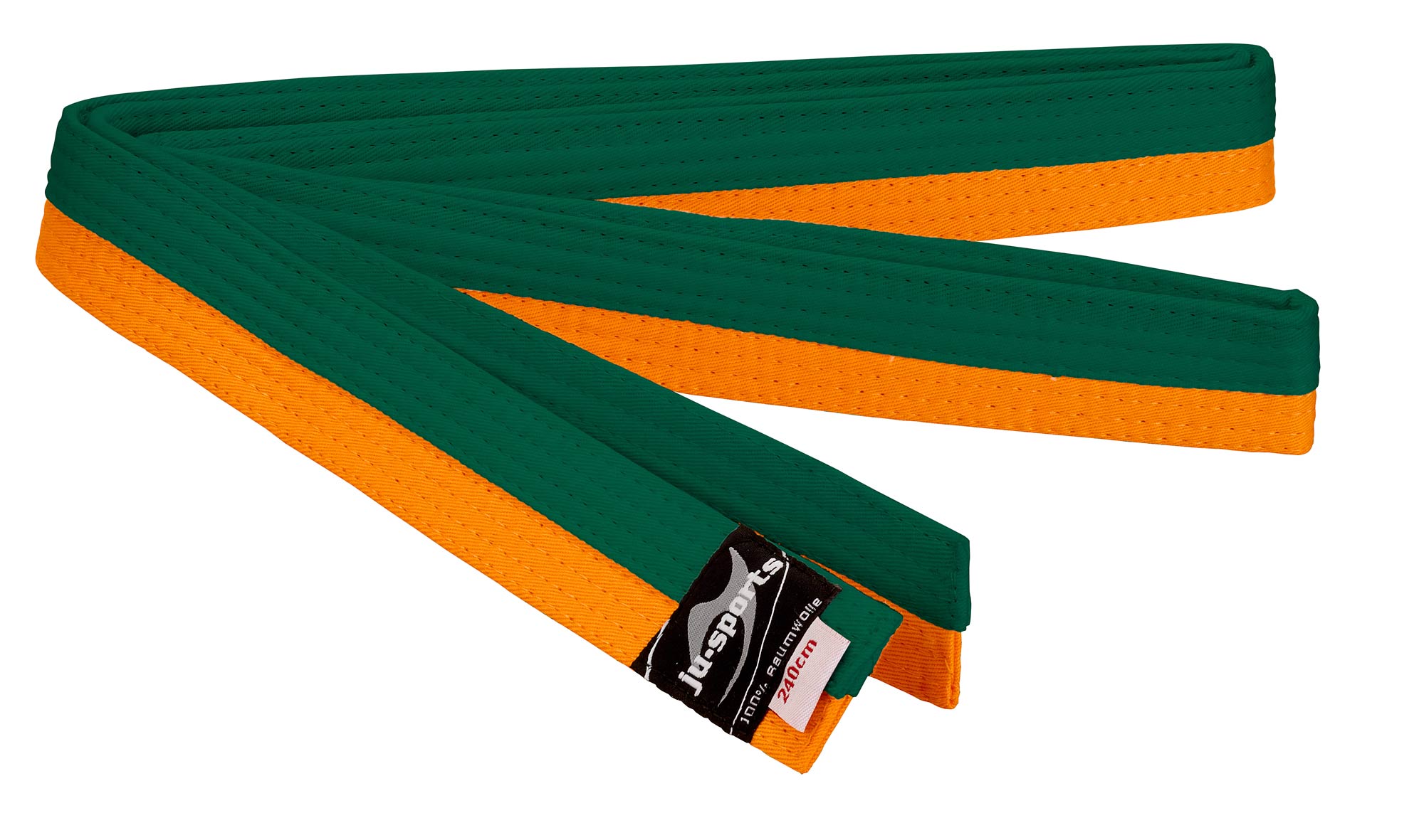 Ju-Sports budo belt orange/green
