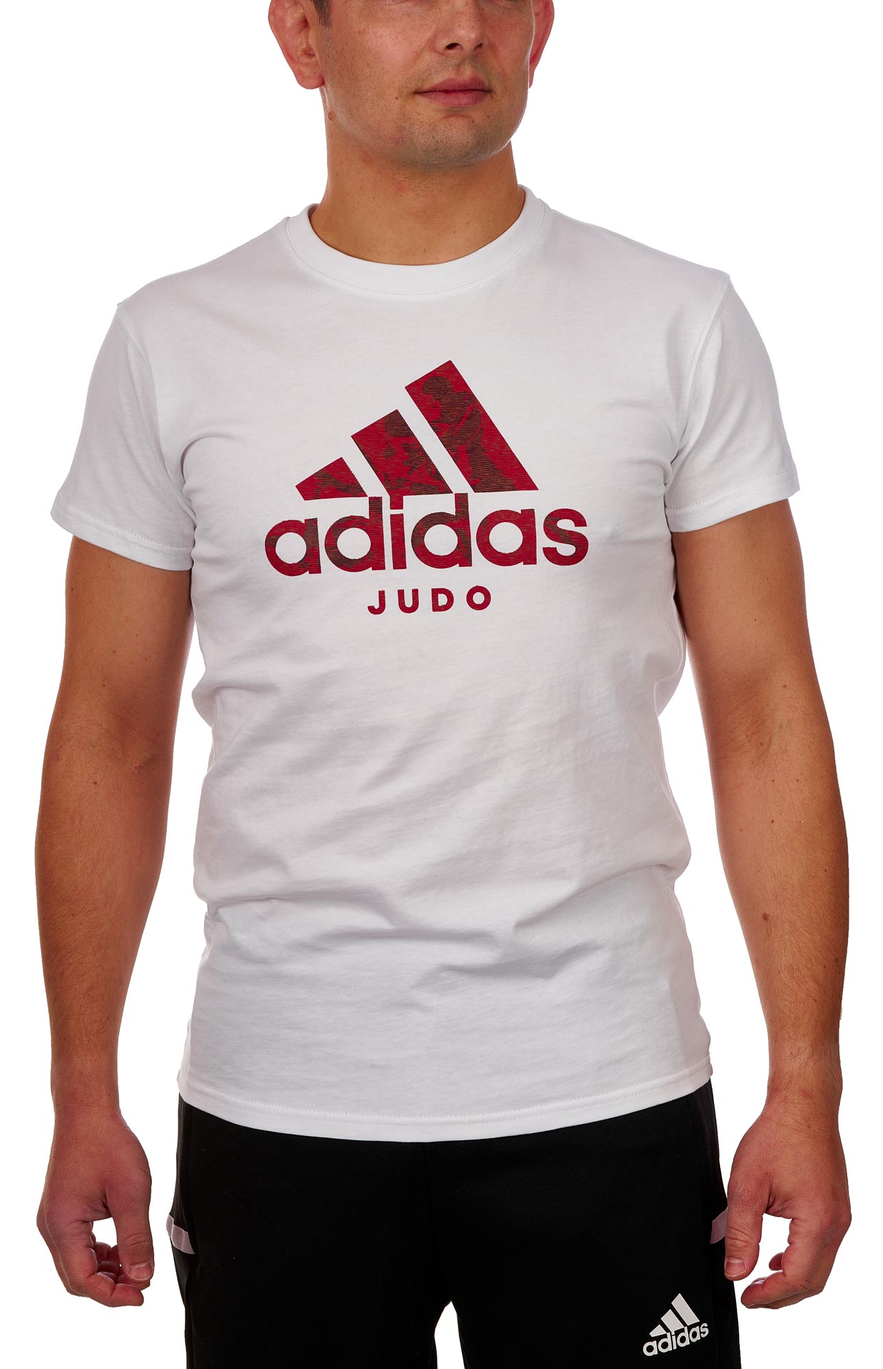 adidas badge of sport t-shirt Judo white adiCLTS20J