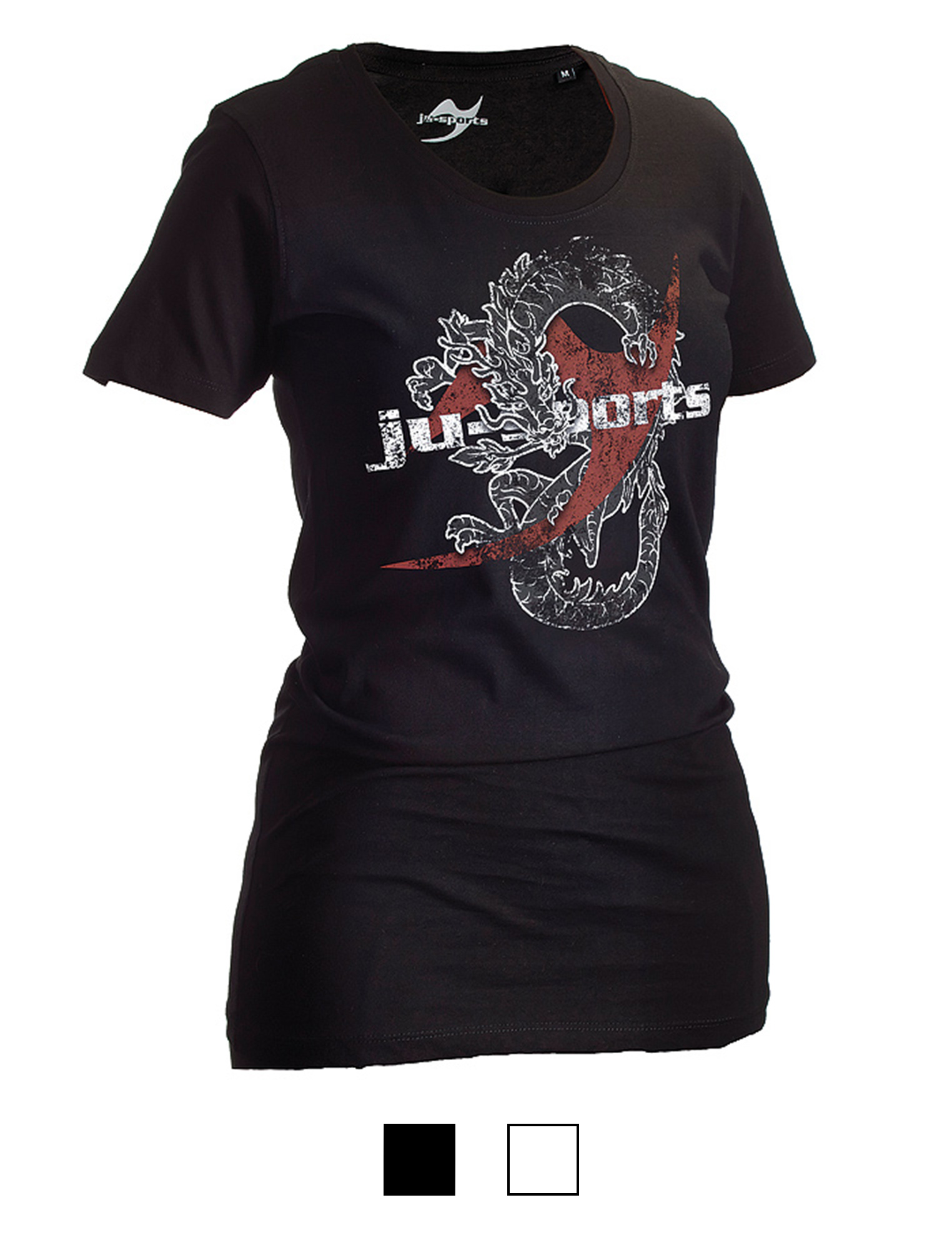Ju-Sports Dark-Line T-Shirt Dragon black Lady