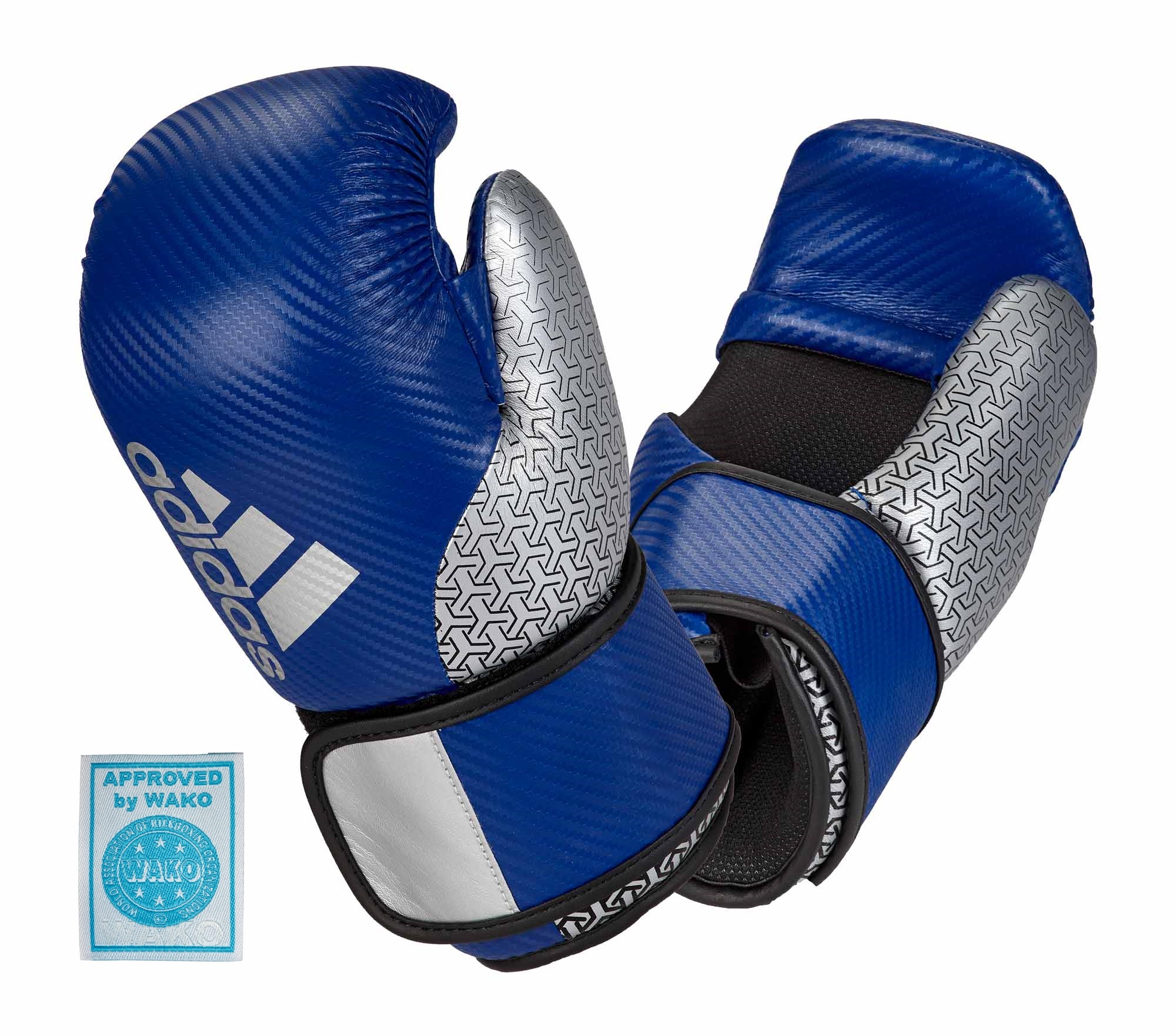 adidas pro point fighter glove adiKBPF300, blue/silver