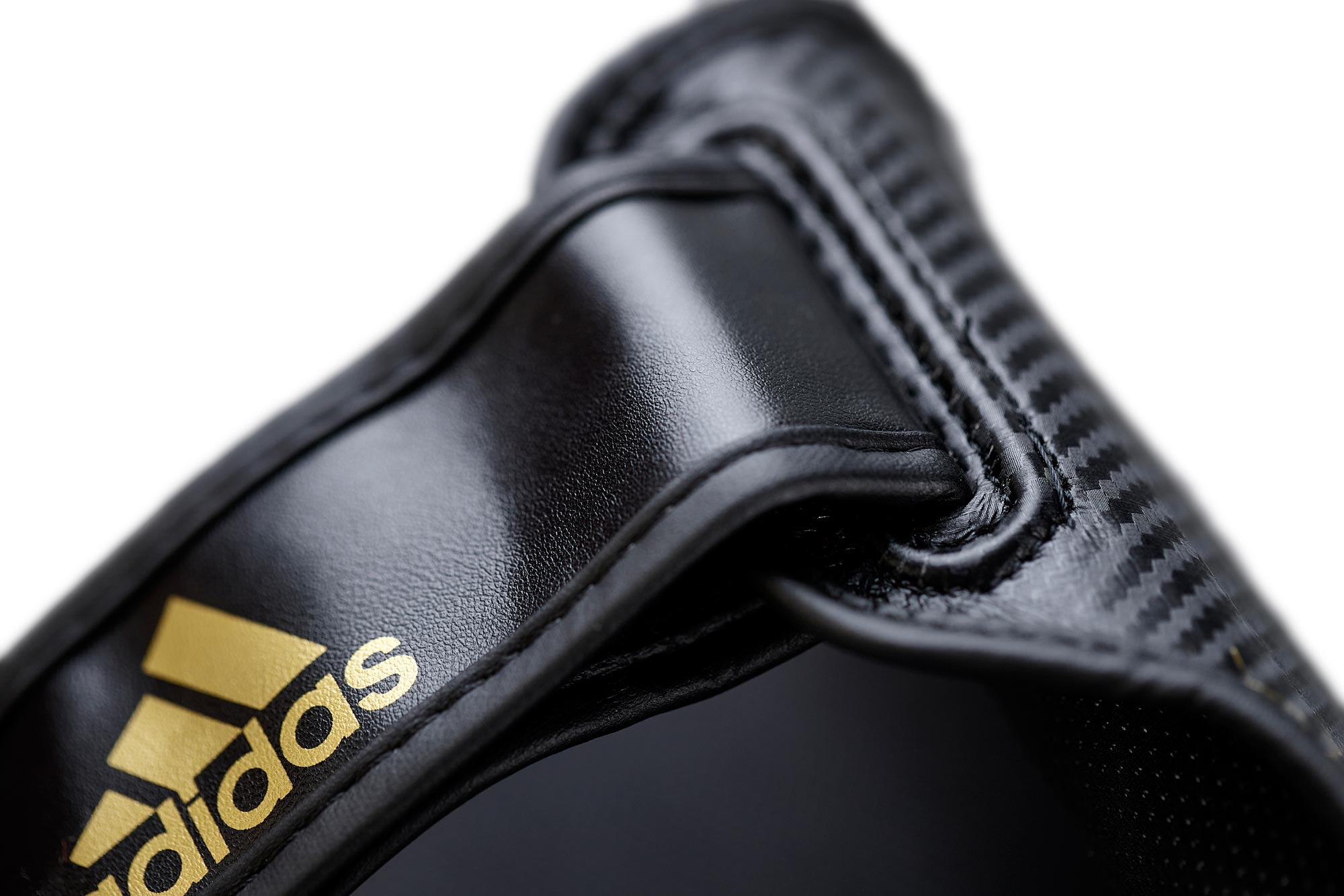 adidas Pro Kickboxing Schienbein-Spannschutz black/gold, adiKBSI300