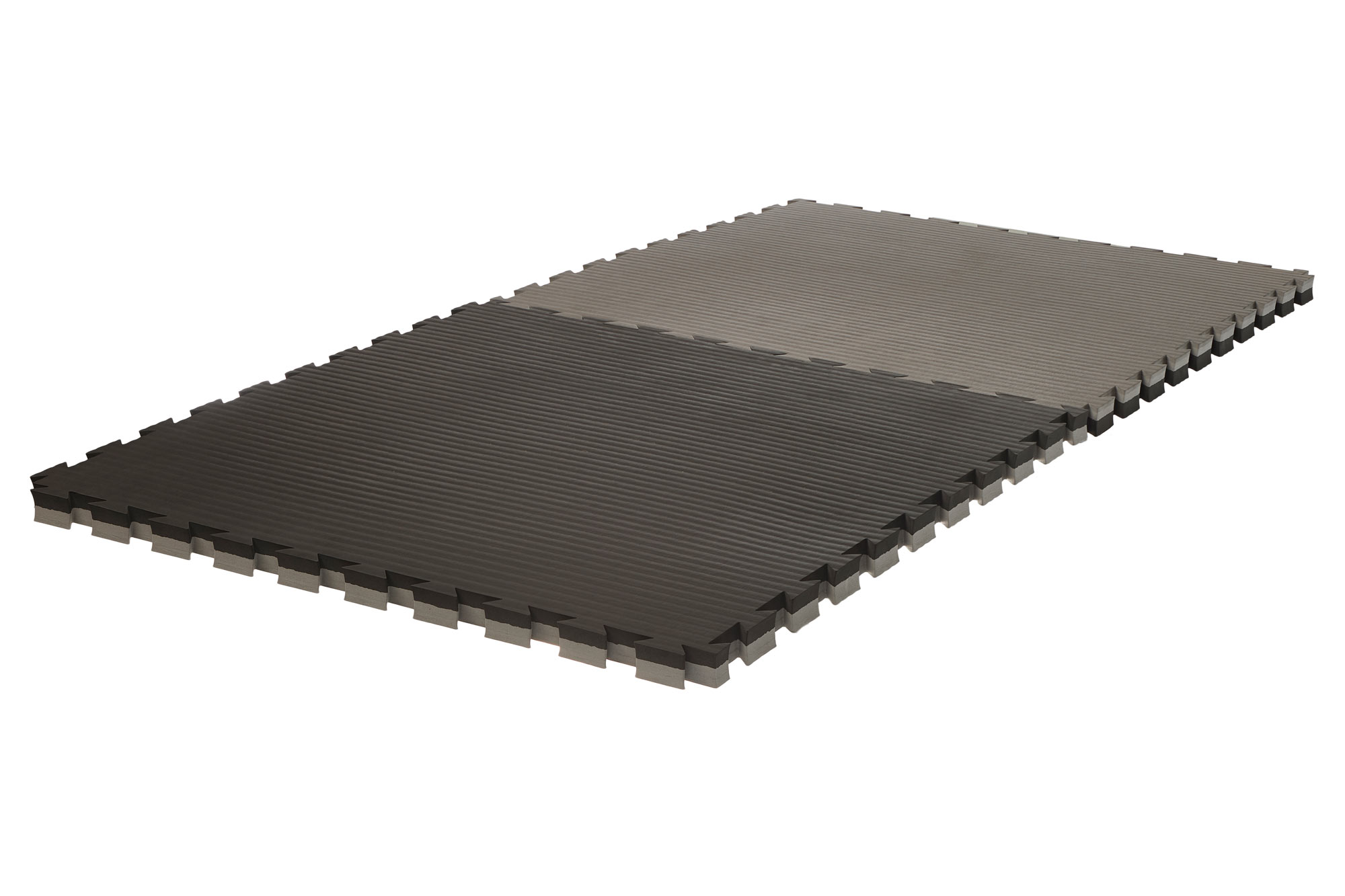 Reversible Jigsaw Mat Pro Tatami 1 m x 1 m x 4 cm black/grey