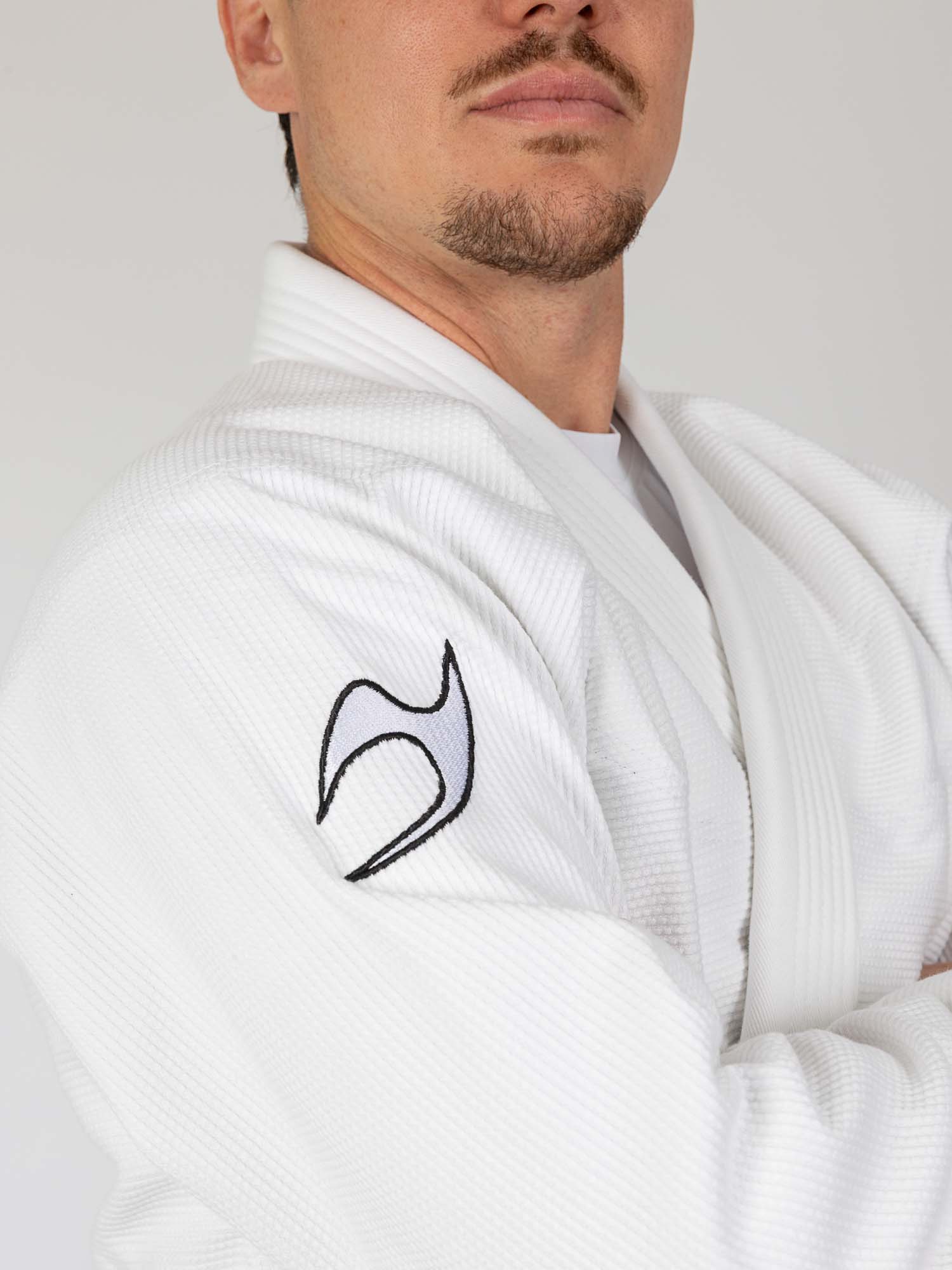 Judogi, Gi, Weiße Jacke, Patch/Aufnäher, Judo