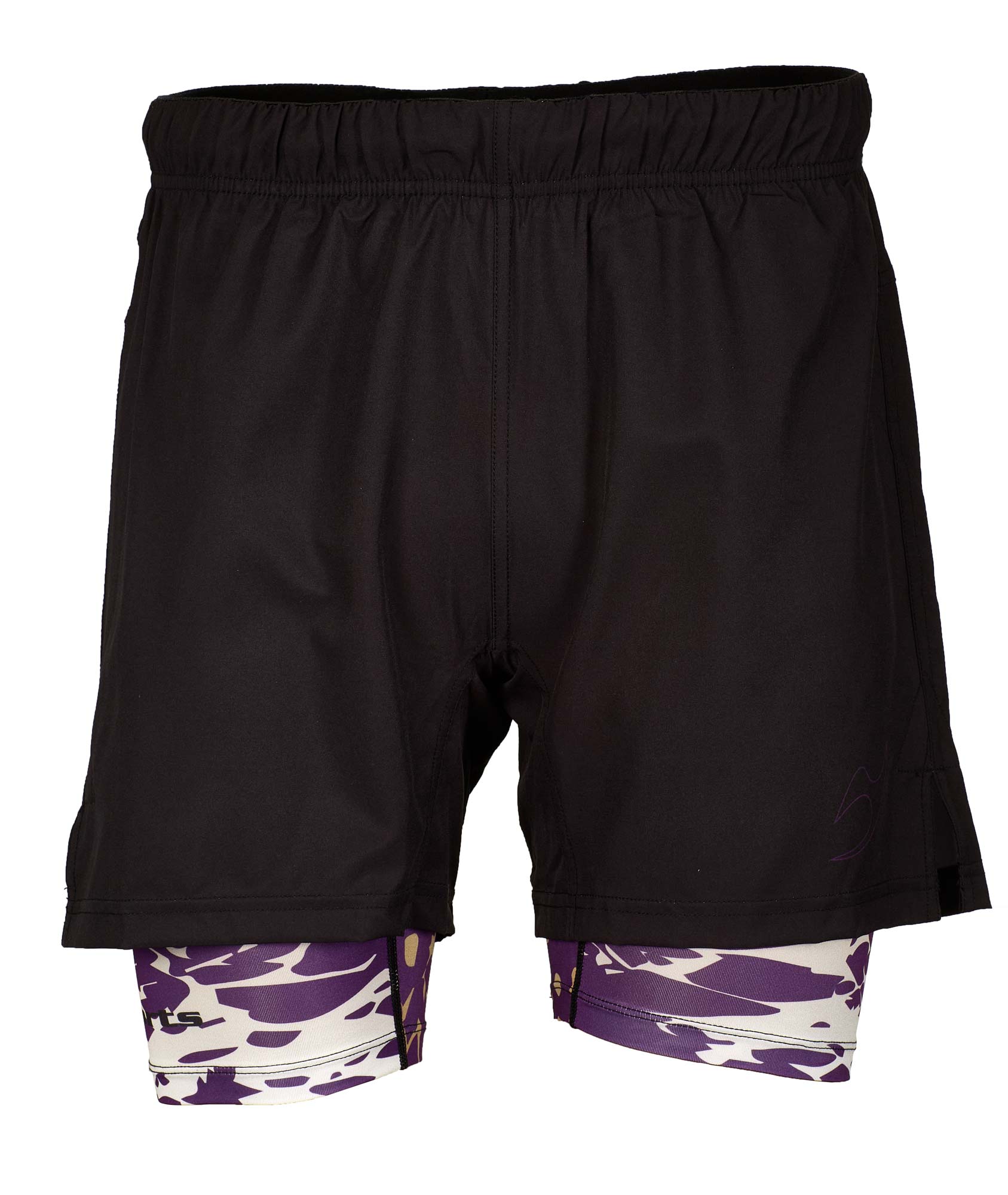 Grappling shorts flex double black/black