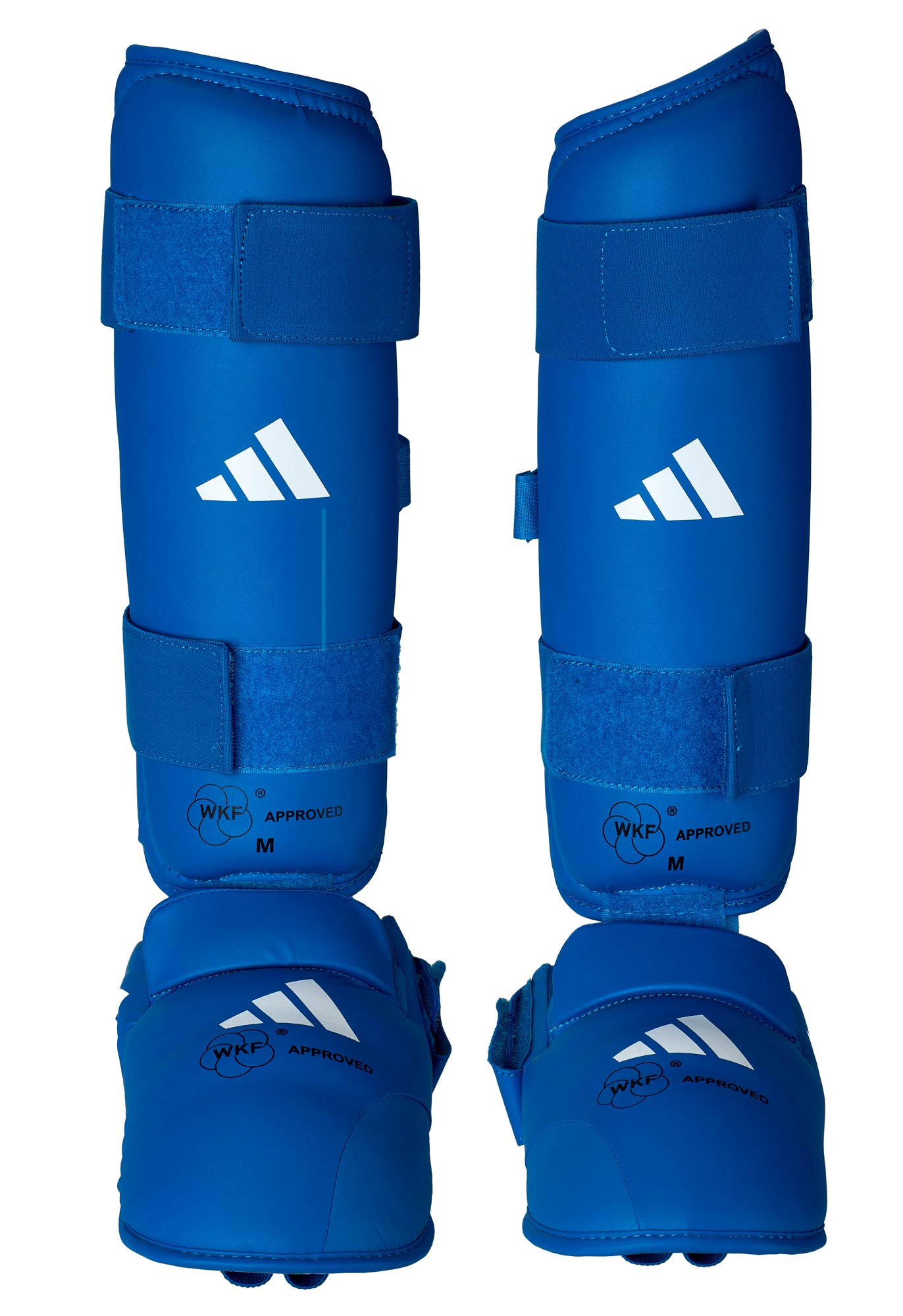 adidas karate shin & instep protector WKF approved 661.35 blue