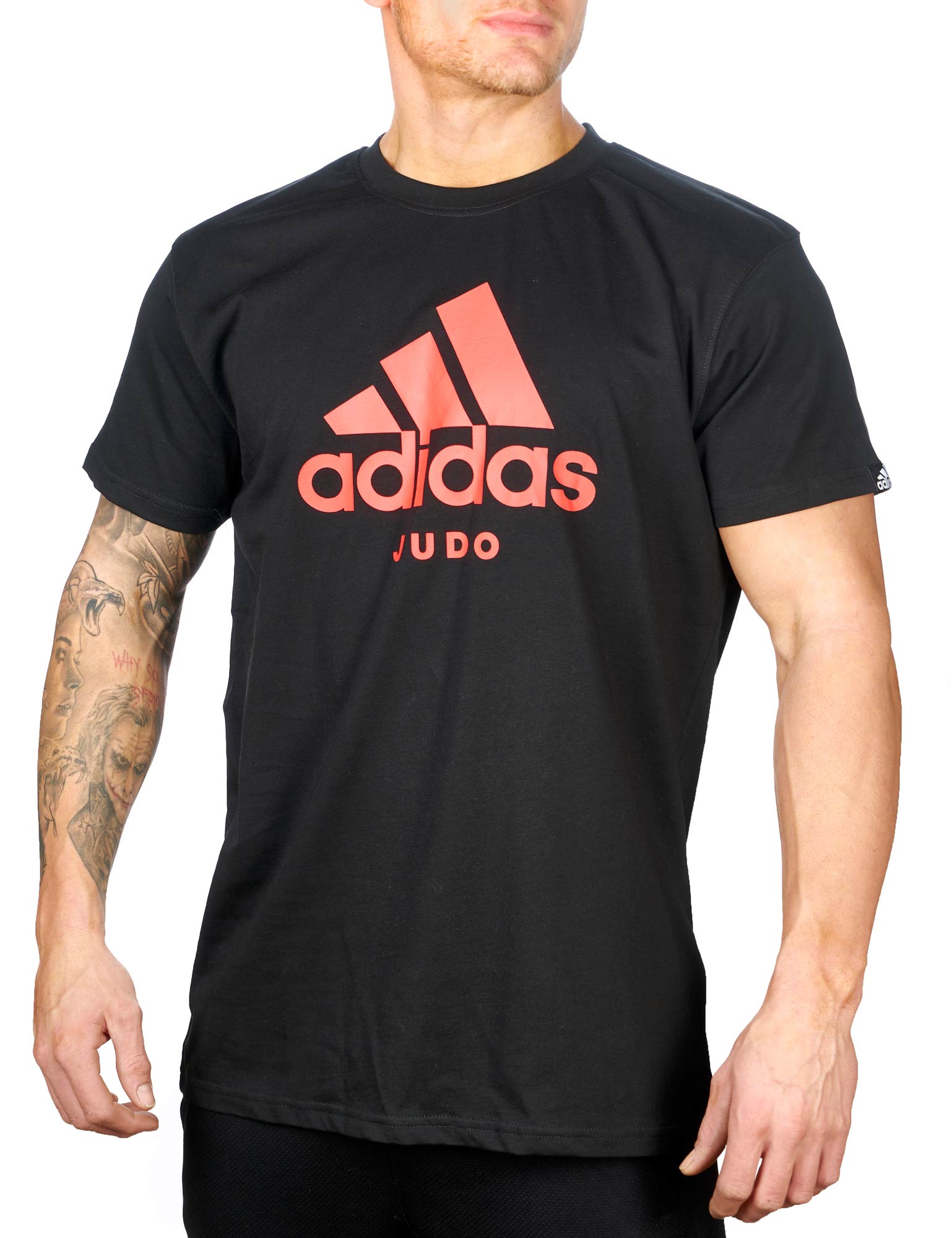 adidas Community line T-Shirt Judo "Performance" black/shock red, ADICTJ