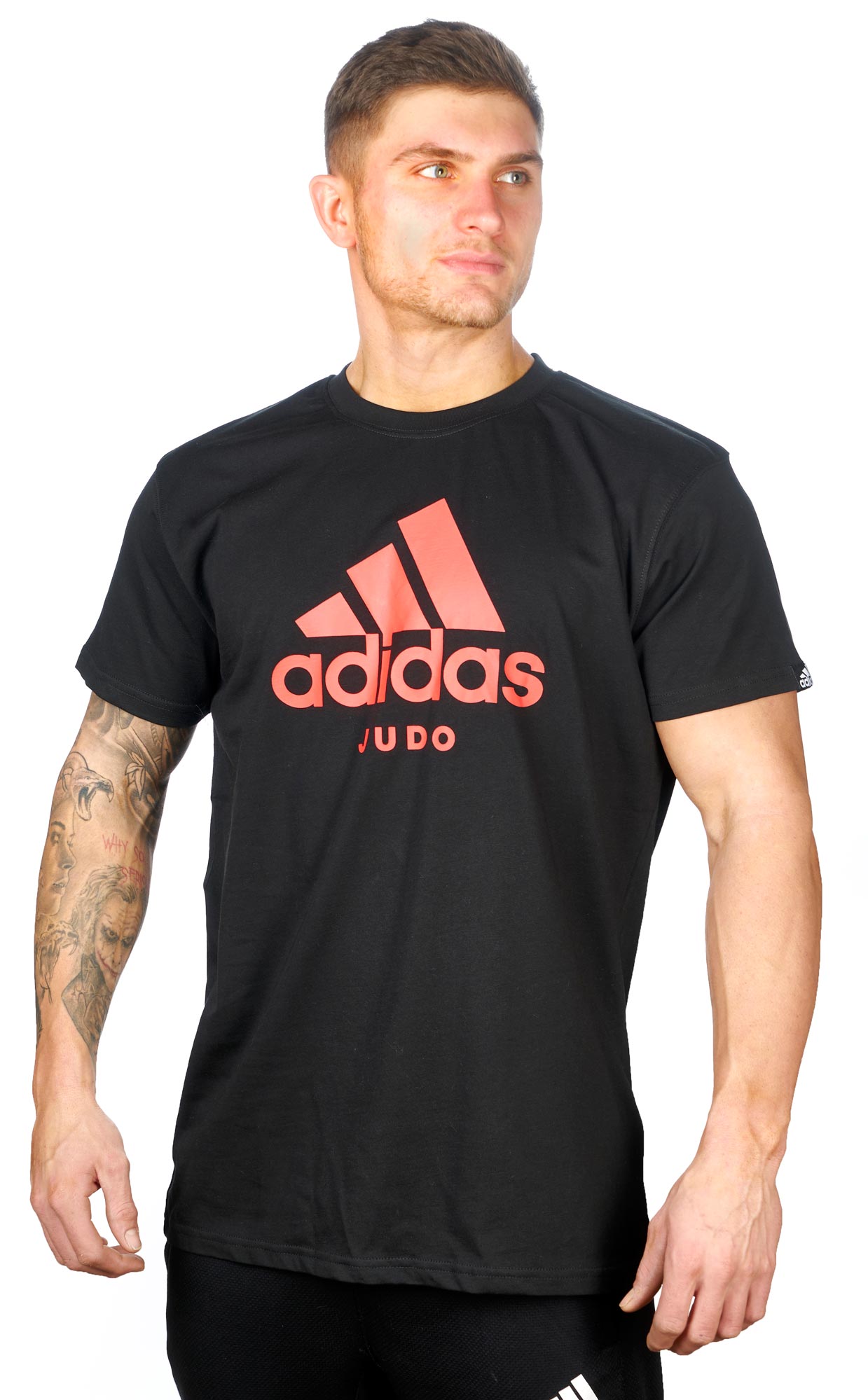 adidas Community line T-Shirt Judo "Performance" black/shock red, ADICTJ