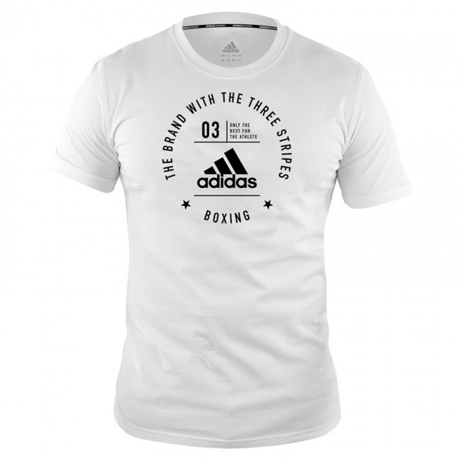 adidas Community T-Shirt BOXING white/black, adiCL01B