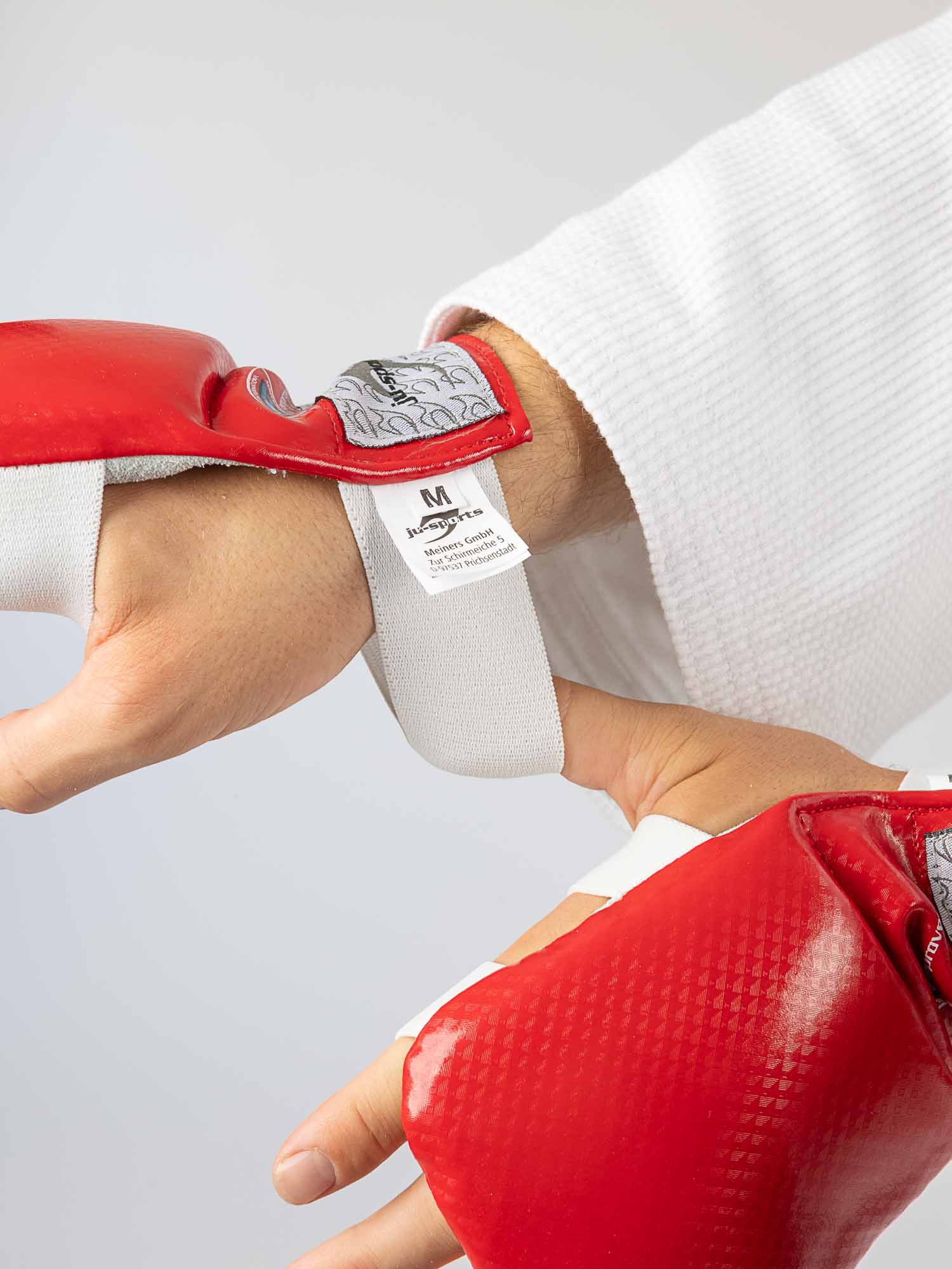 Boxing-Handschuhe, rote Handschuhe, Handschuhe, Handbandage, Verschlussband