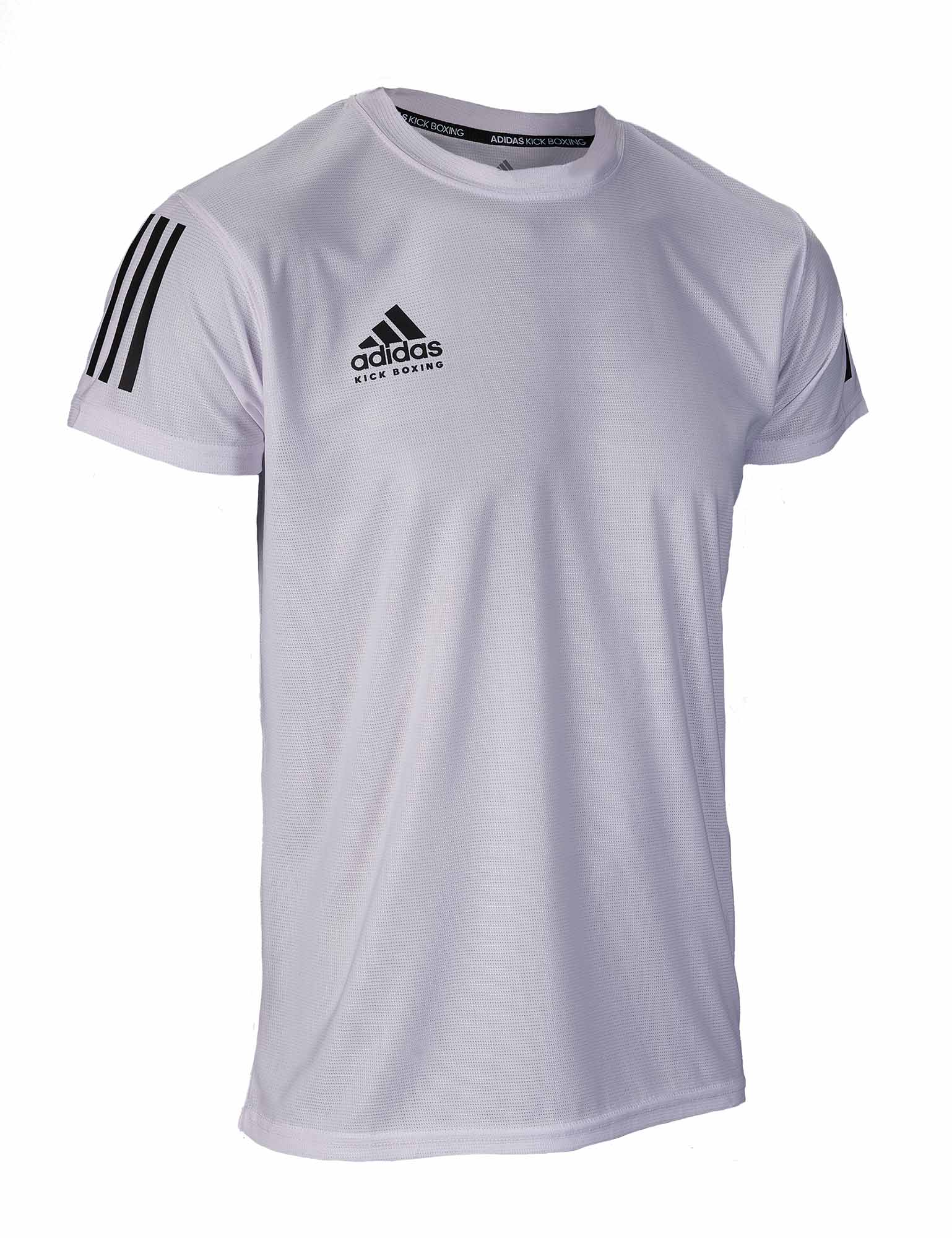 adidas Kickbox T Shirt Basic weiB schwarz adiKBTS100