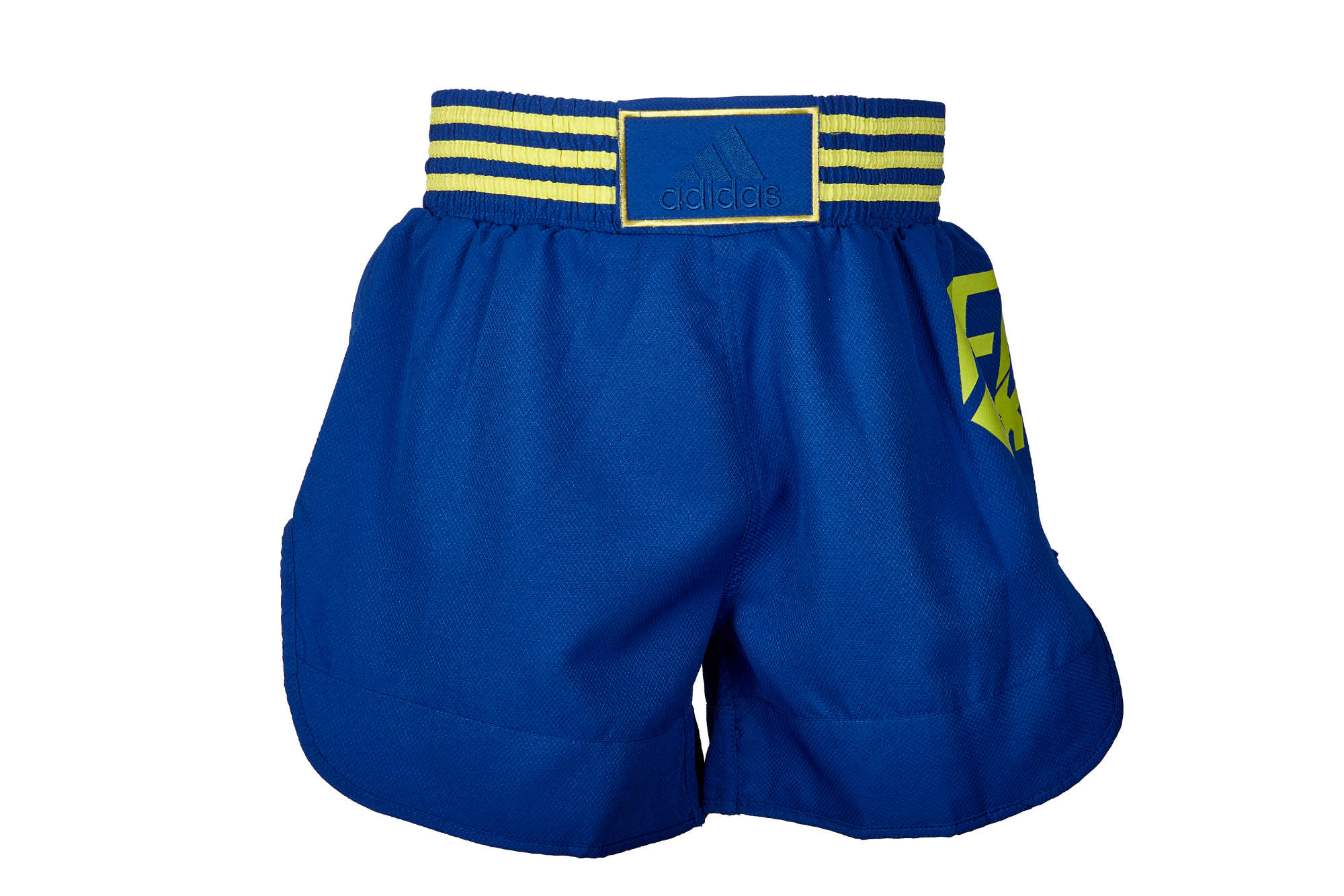 adidas Kick Boxing Shorts blue/yellow, ADISKB02