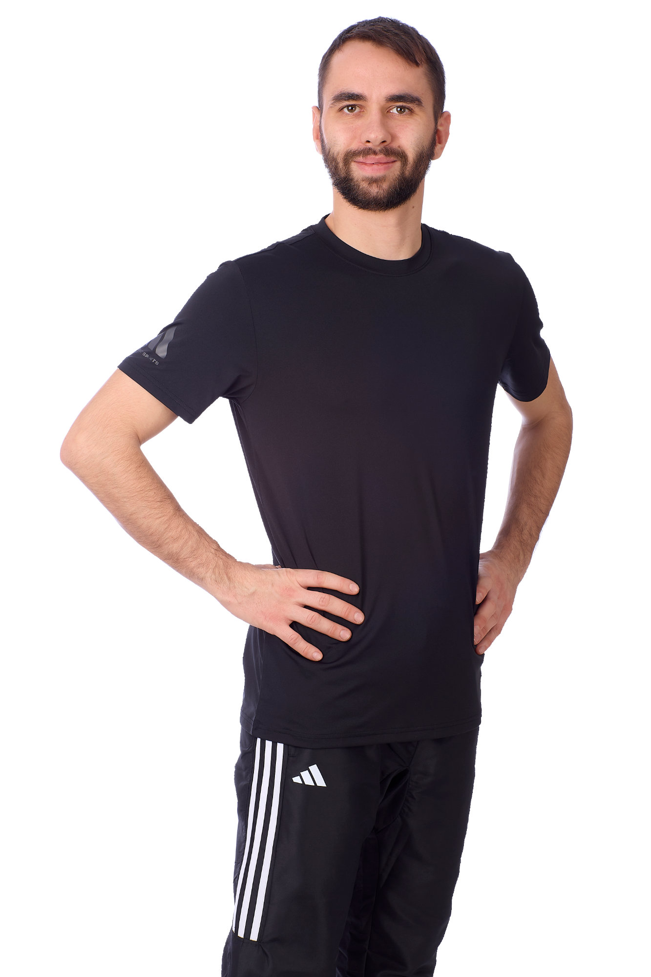 adidas Promo T Shirt light black grey adiTSG2V2CS