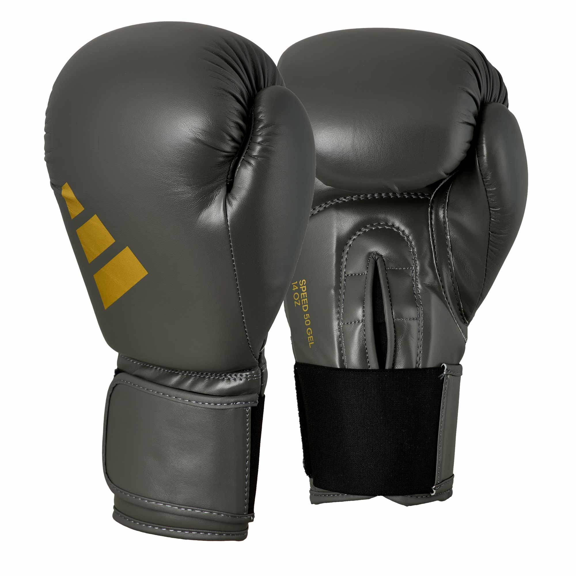 adidas boxing glove Speed 50, ADISBG50 ash grey/gold