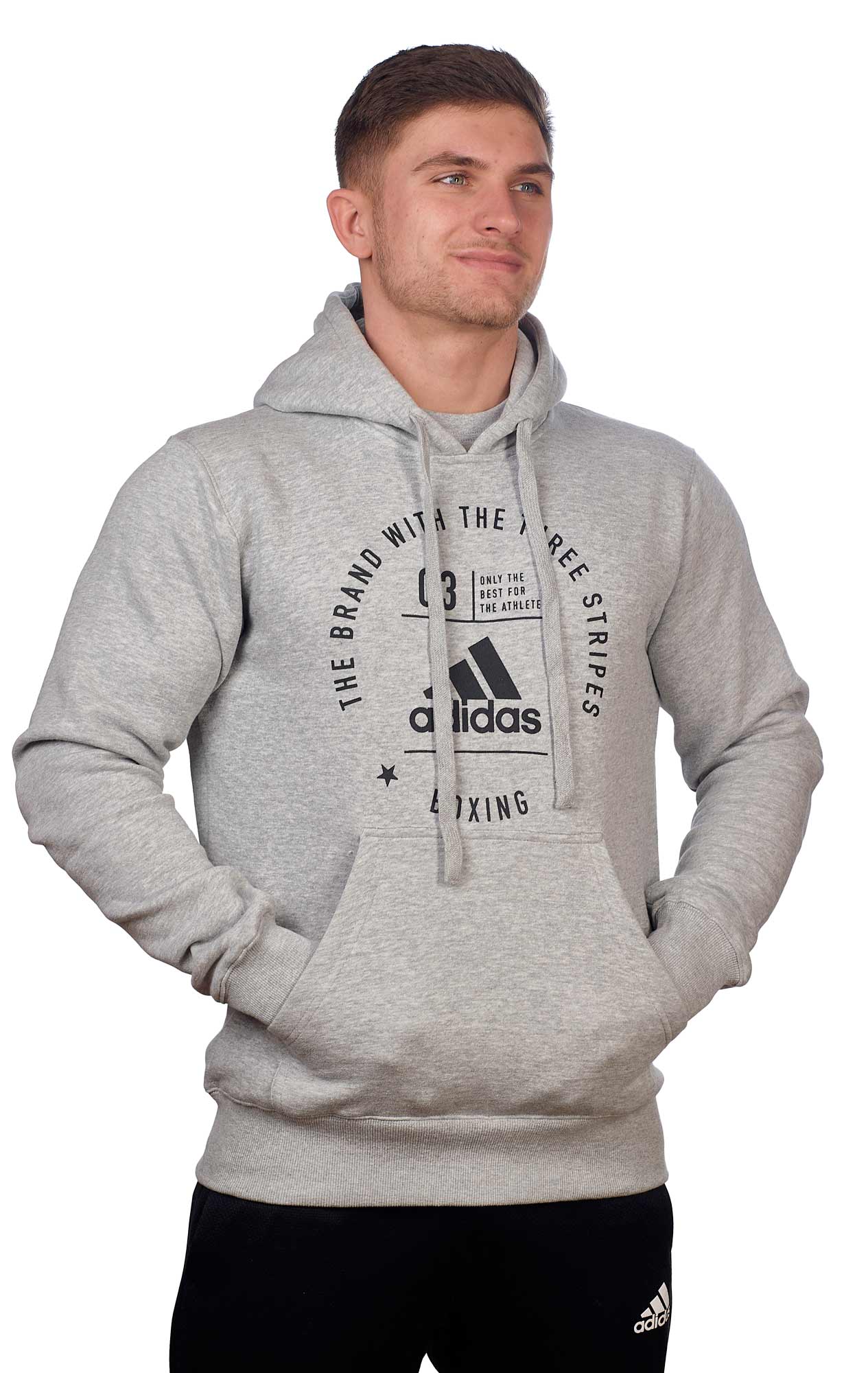 adidas Community Hoody Boxing Grey/Black, adiCL02B