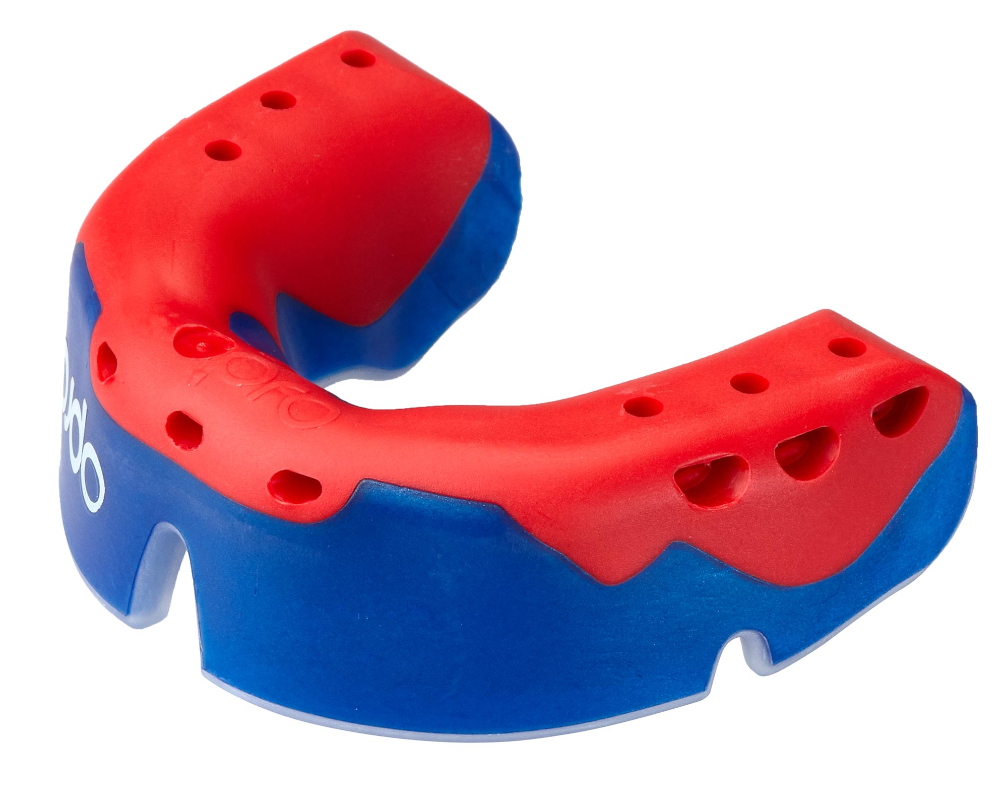 OPRO Mouthguard Platinum Level Senior blue/pearl/red