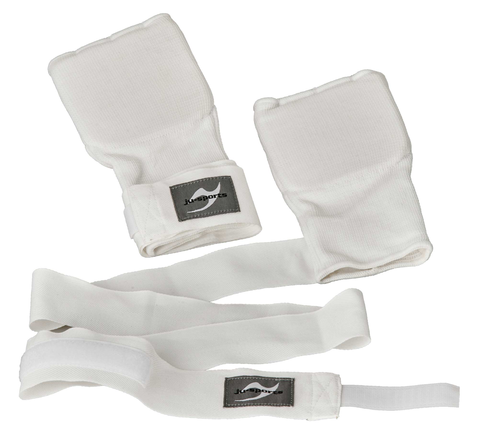 Ju-Sports Inner Gloves with Wraps White