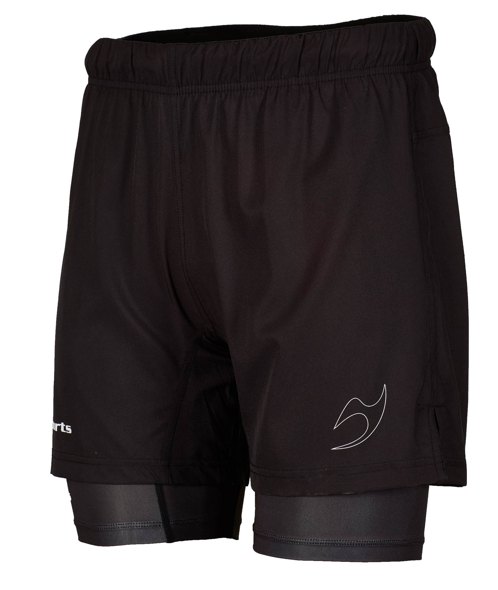 Grappling shorts flex double black/black
