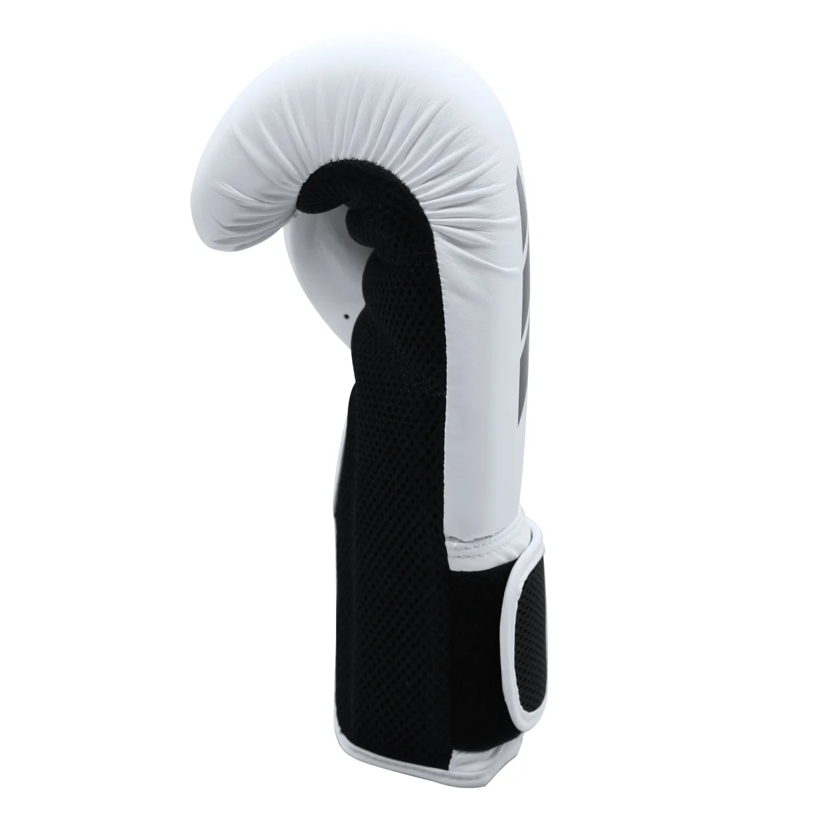 Boxhandschuh, Linkshänder, Weiß Schwarz, Gepolstert, Mesh-Handschuh
