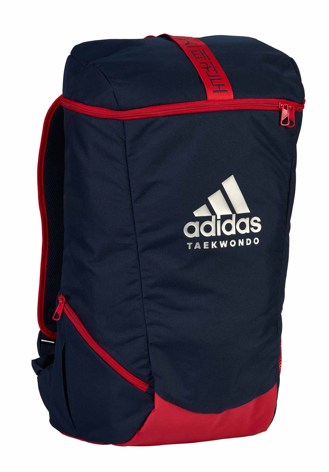 adidas Sport Rucksack "Taekwondo" blue/red, adiACC090T