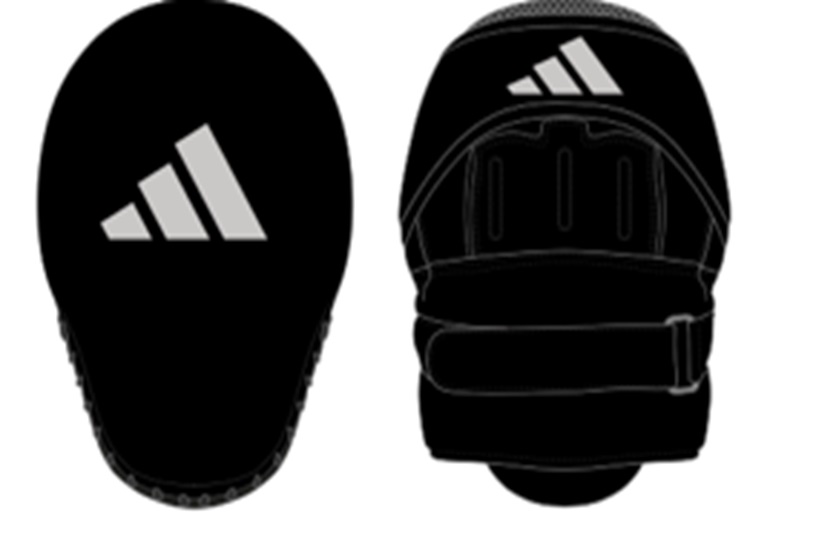 adidas Speed Coach mitts, black/white, ADISBAC01