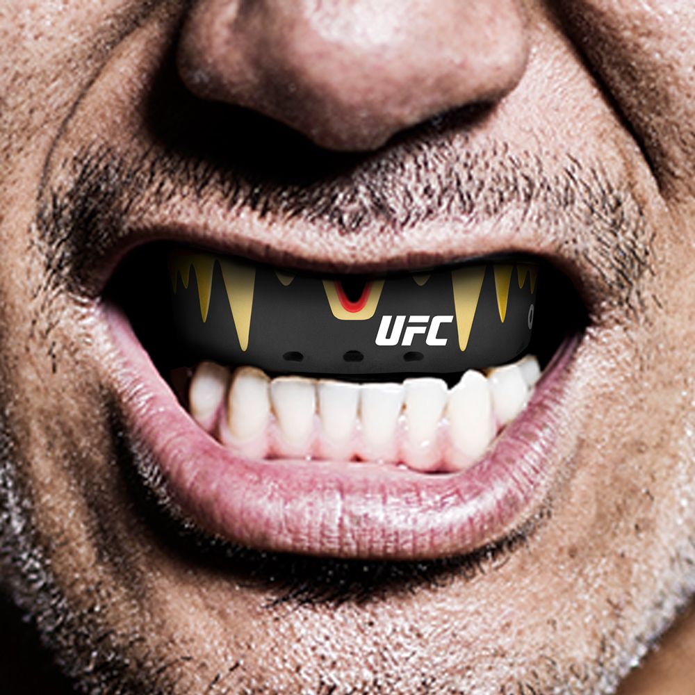 OPRO "UFC" Zahnschutz Platinum Senior Fangz black/gold